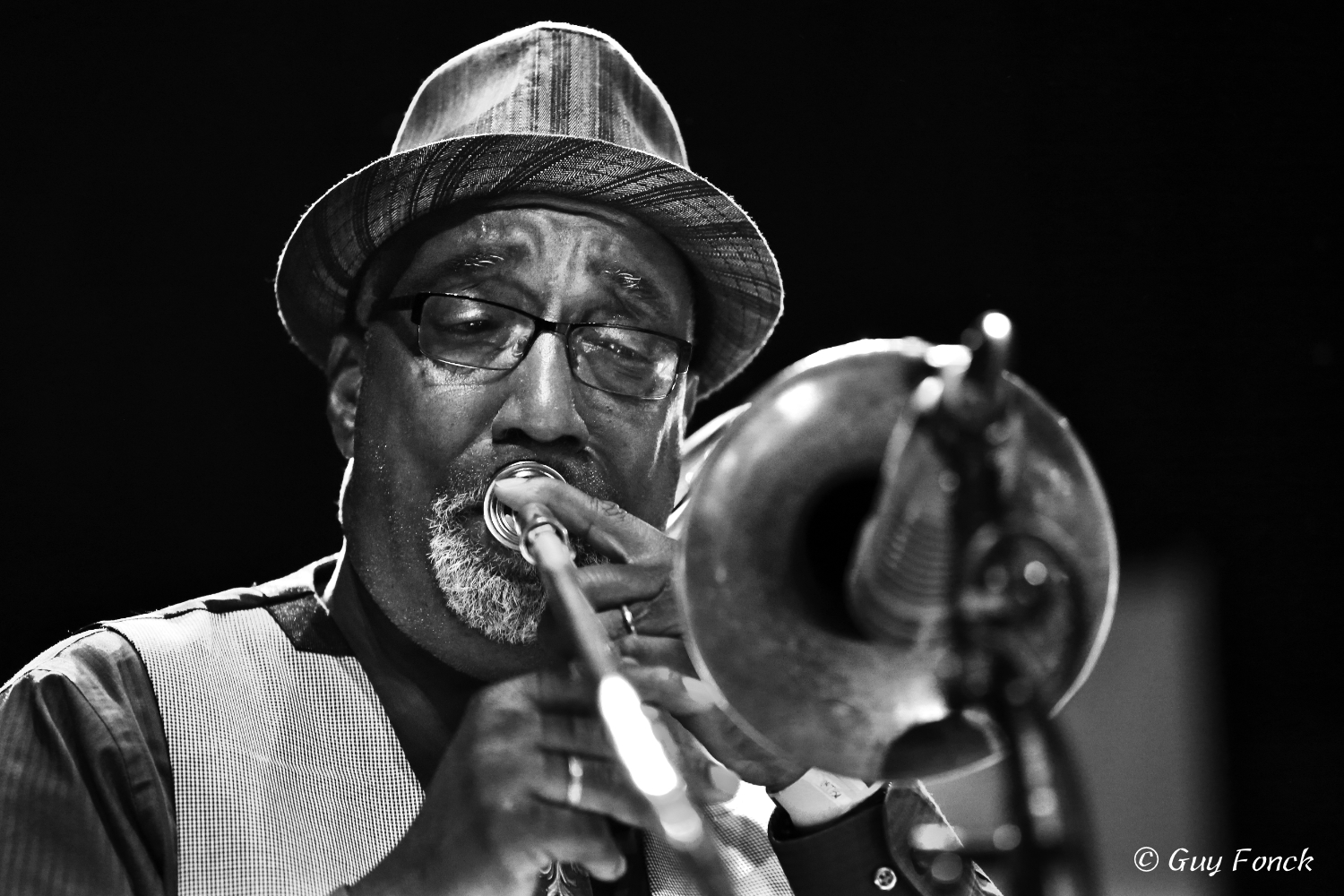 Curtis Fowlkes 2013 — jazz photo by Guy Fonck | All About Jazz