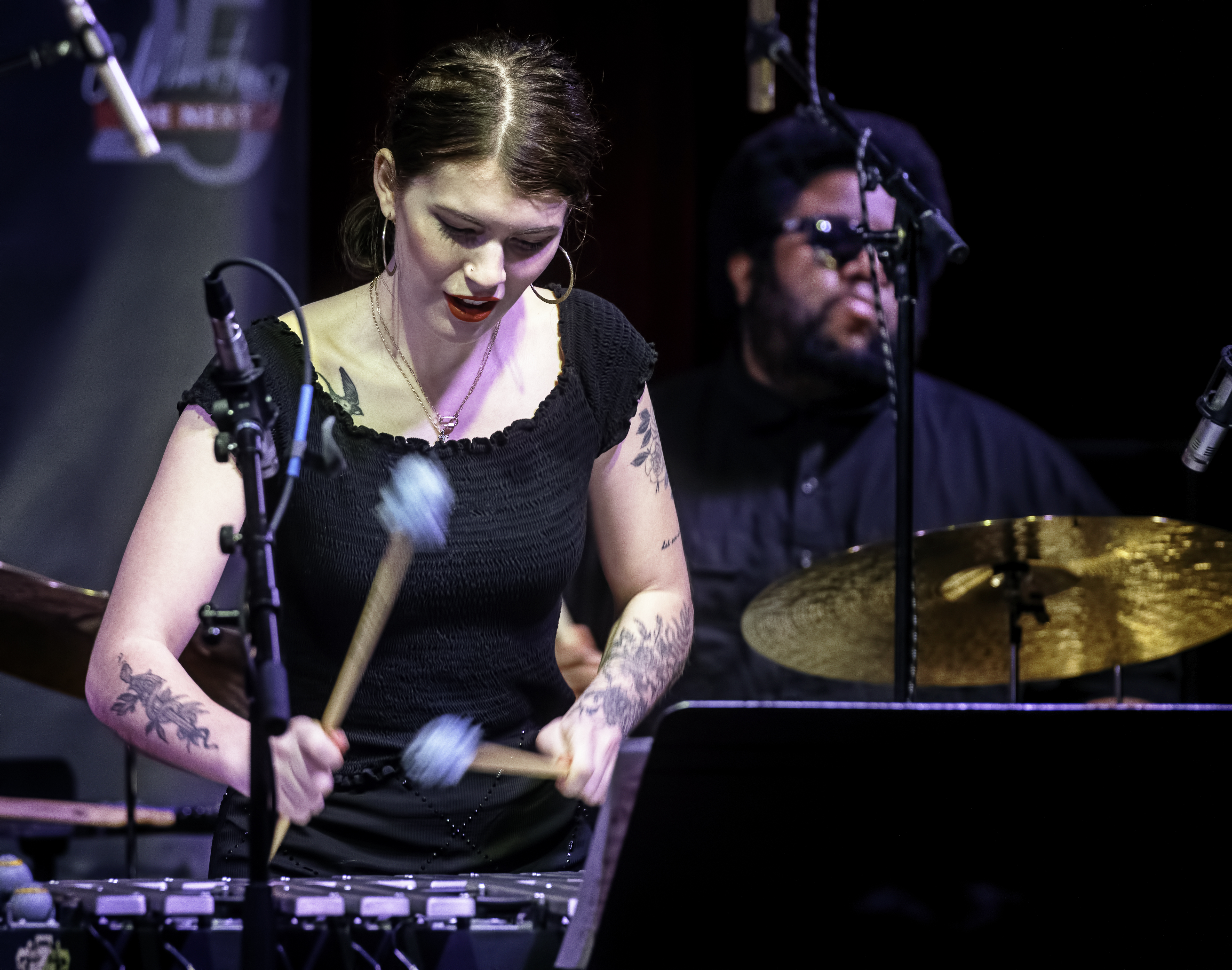 Sasha Berliner and Tyshawn Sorey at the NYC Jazz Gallery