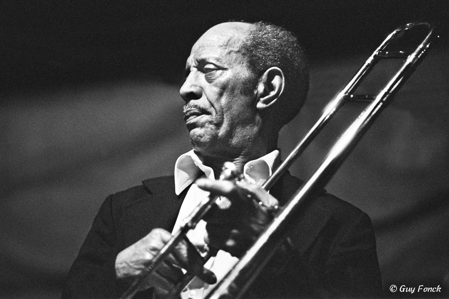 Vic Dickenson 1980 — jazz photo by Guy Fonck | All About Jazz