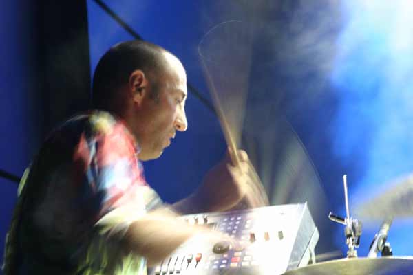 Bertrand Blessing's Drummer at Scene Ella Fitzgerald, Parc la Grange, Musiques En Ete, Geneva,Switzerland, 2004