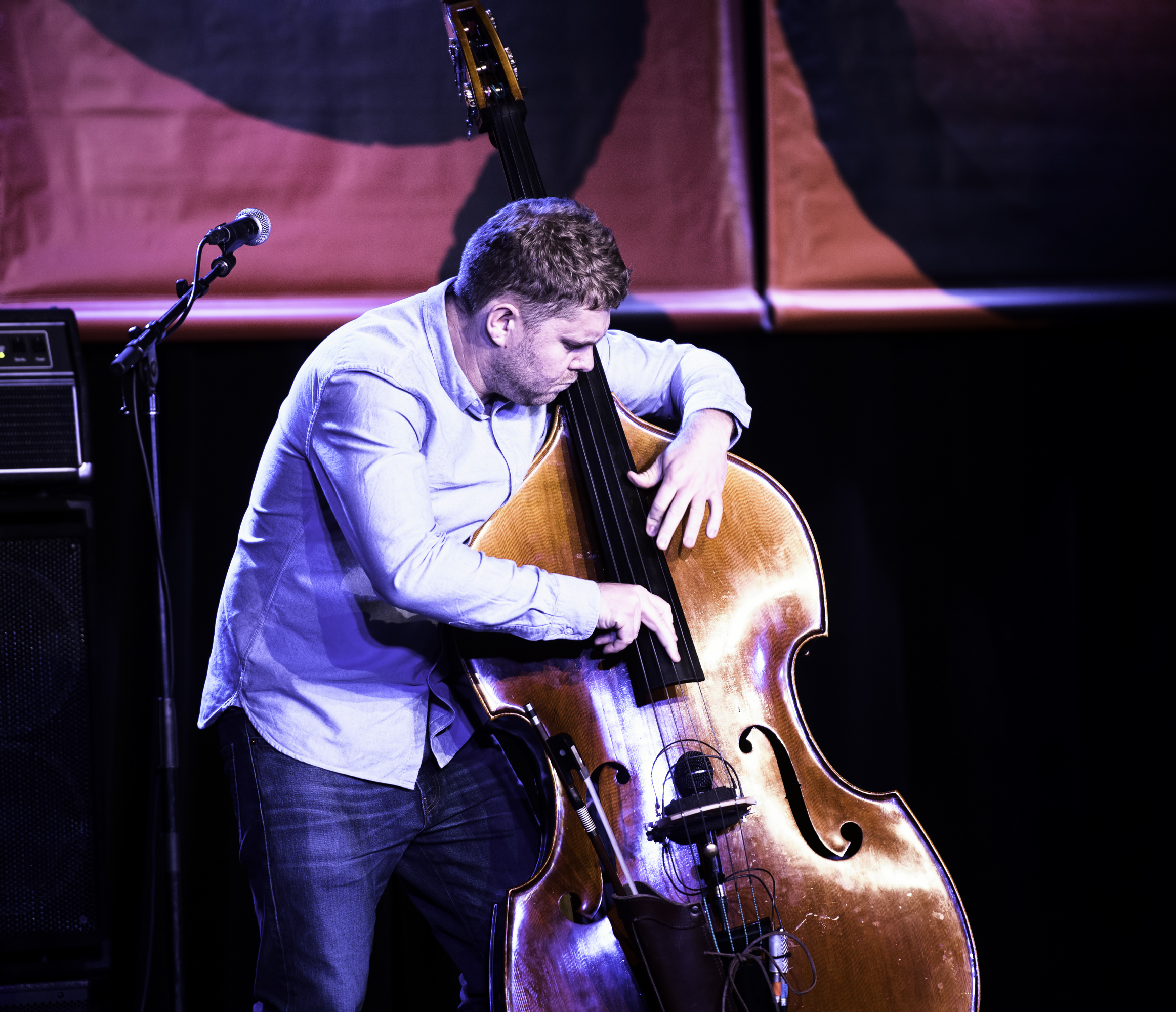 Nick Blacka with GoGo Penguin at the Monterey Jazz Festival