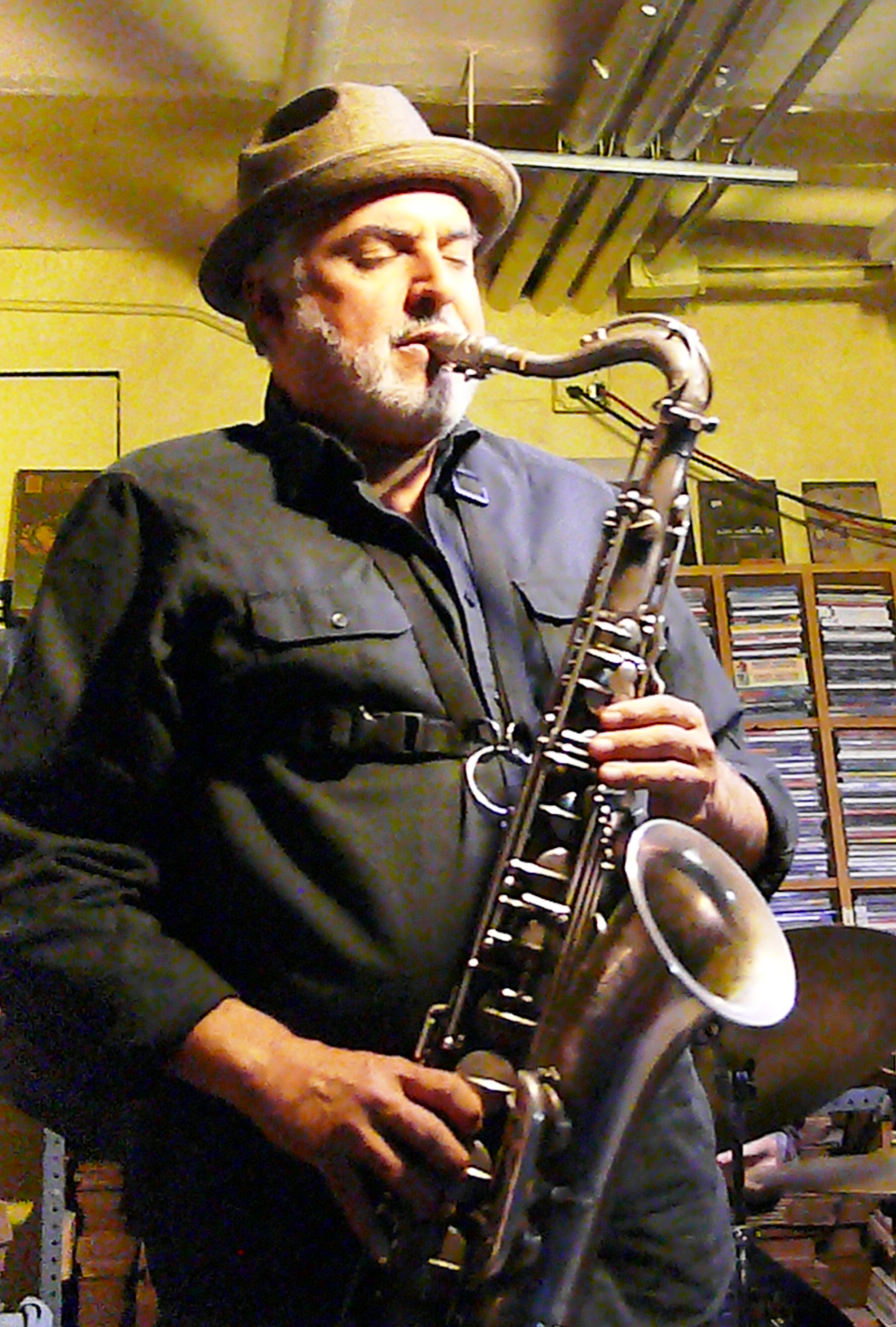 Tony Malaby at Downtown Music Gallery, NYC in October 2016