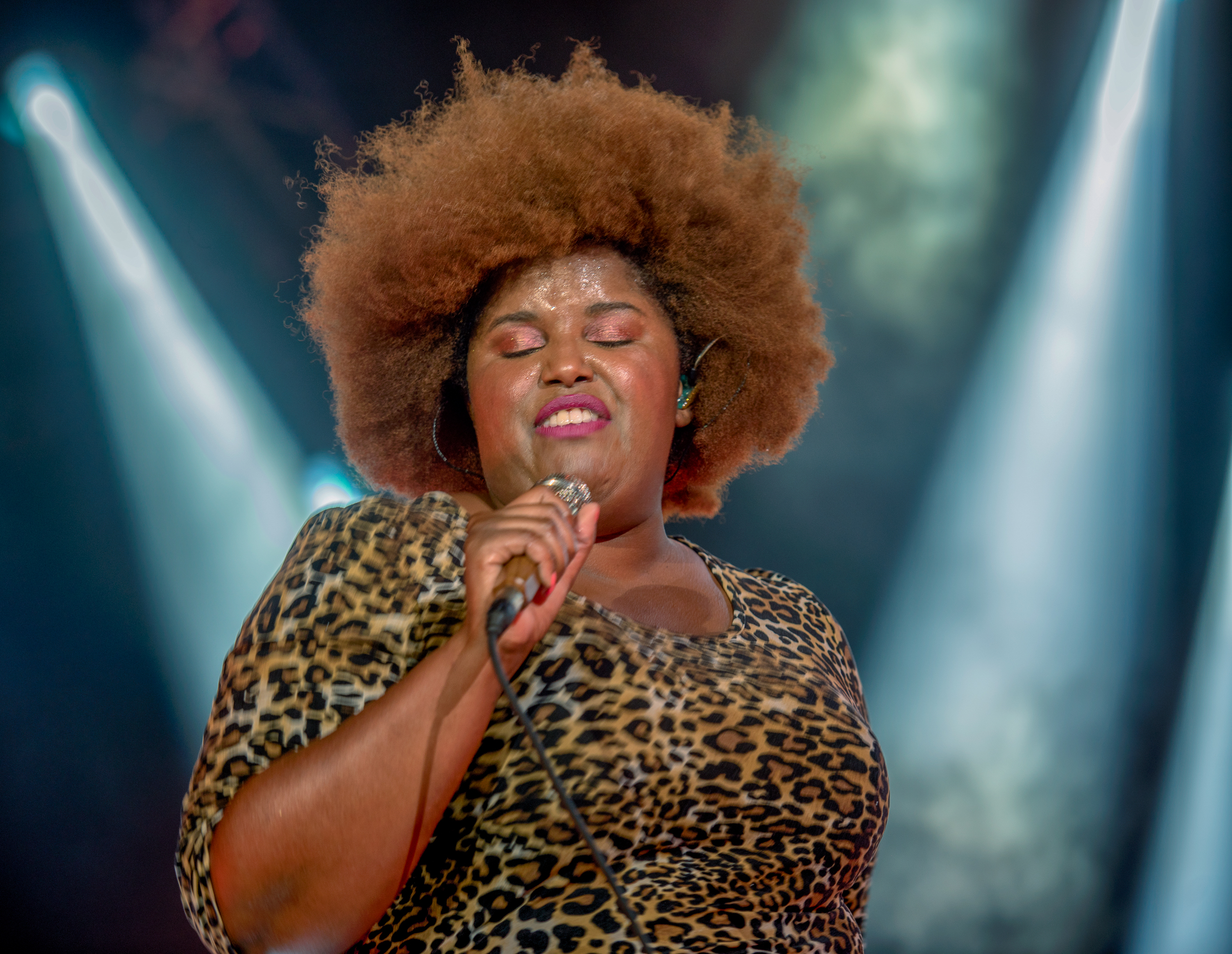 Kam Franklin With The Suffers At The Montreal International Jazz Festival 2018