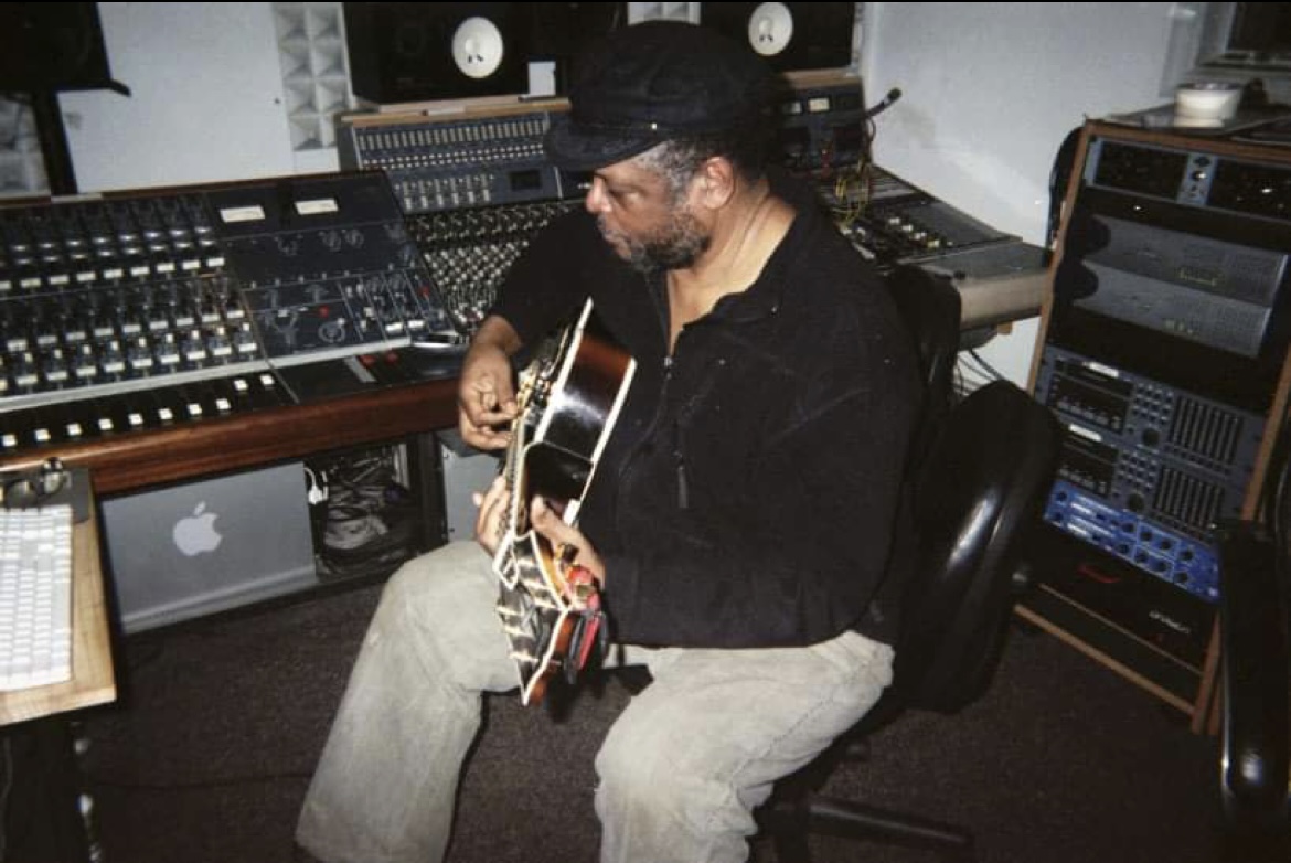 Melvin in the studio