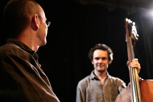 Michel Wintsch and Banz Oester with "Quartier Lointain Feat. Banz Oester" at L'Ecurie, Geneva, Switzerland, 2005