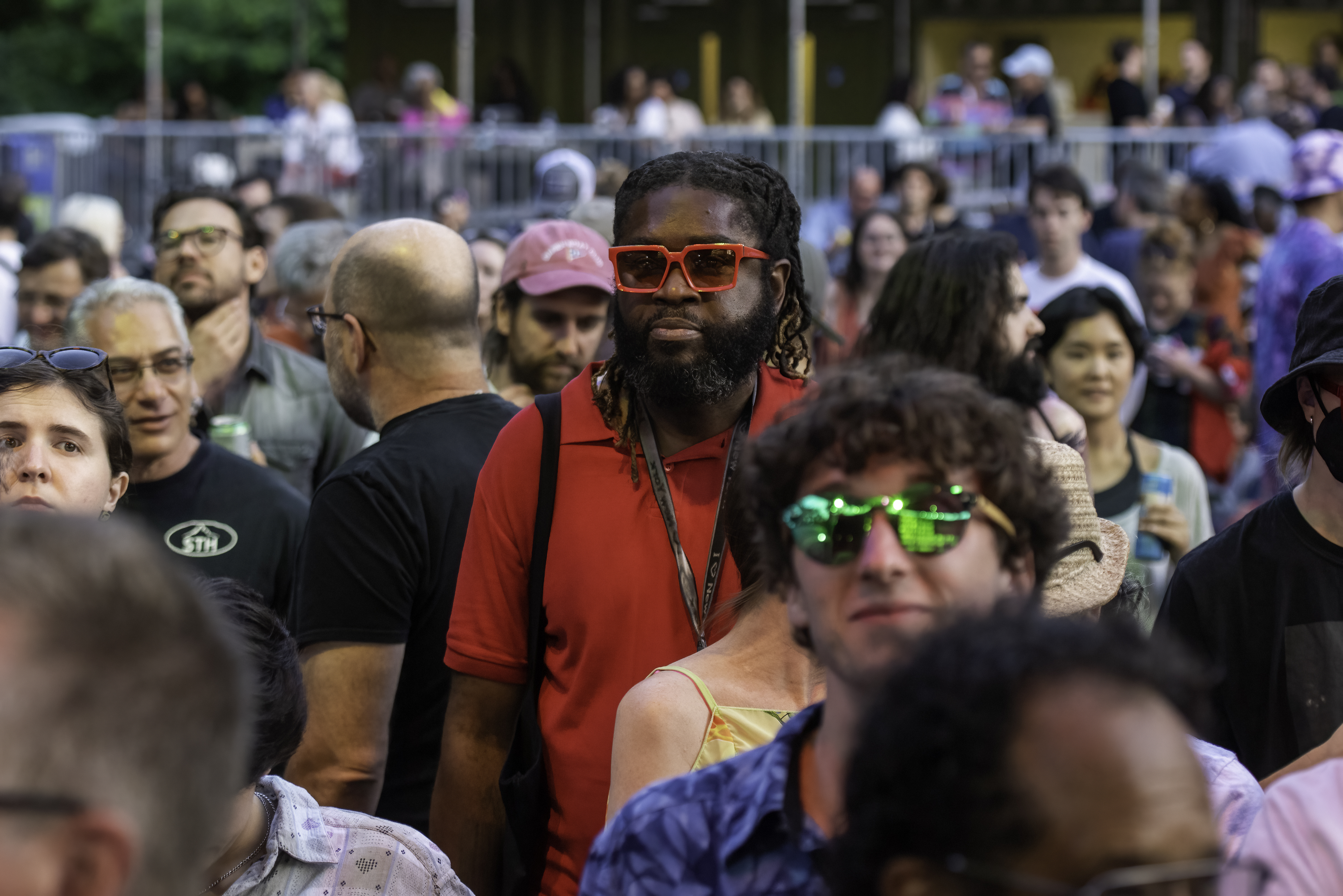 Crowd at George Clinton and P-Funk on the One Nation Under A Groove Tour at Central Park SummerStage