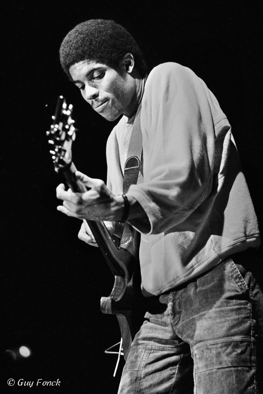 Stanley Jordan 1985 — jazz photo by Guy Fonck | All About Jazz