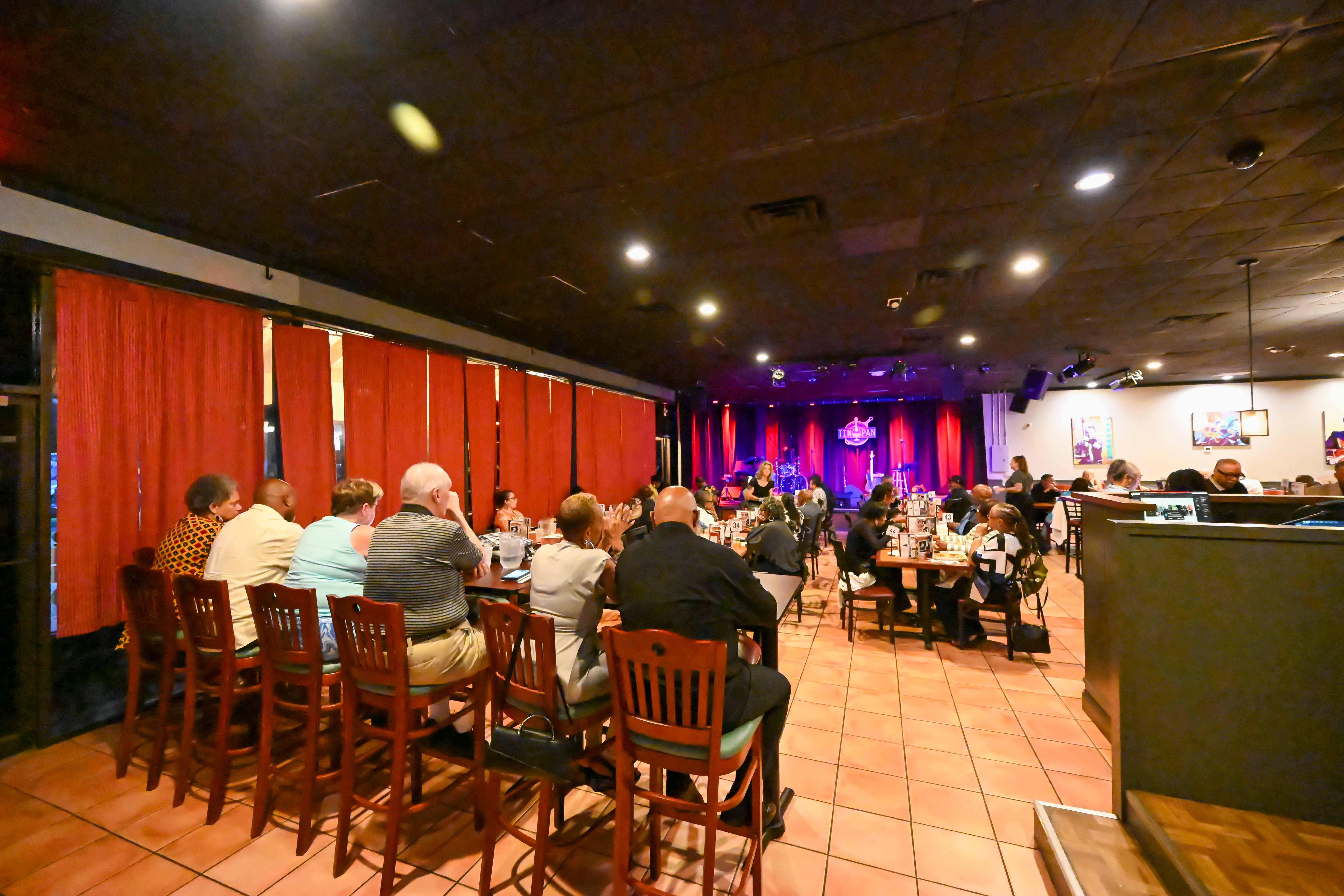 jazz fans at The Tin Pan