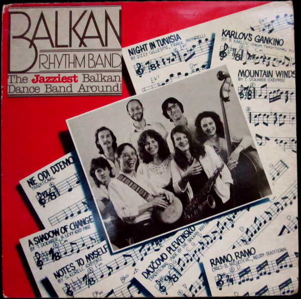 Cover art for balkan rhythm band's flying fish records ff314 lp, "the jazziest balkan dance band around!"