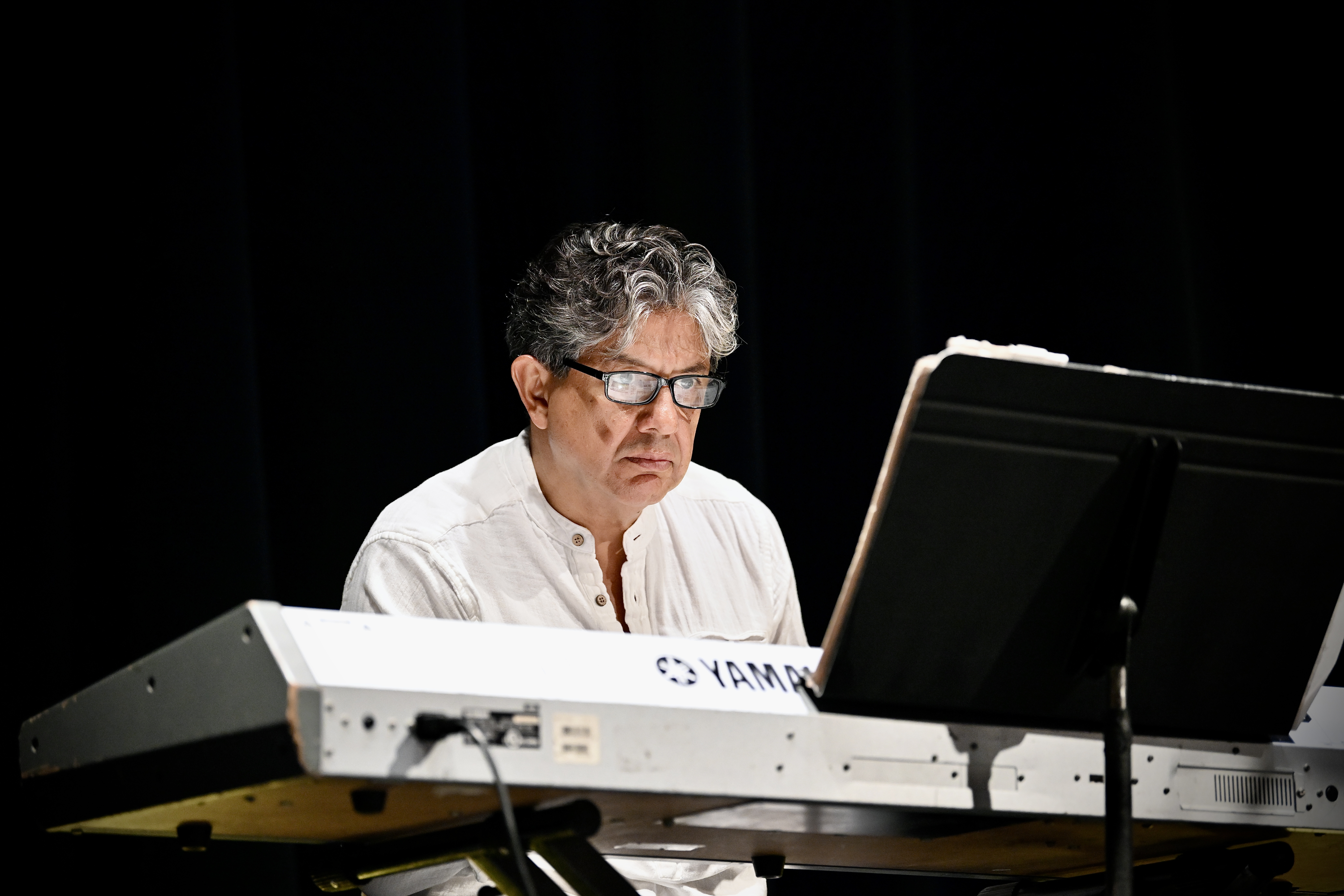 Silvano Monasterios (with Bobby Sanabria) — jazz photo by Dan Bilawsky | All About Jazz