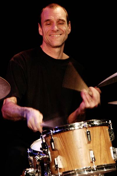 Thierry Hochstatter with the "Moncef Genoud Trio" at the Sud Des Alpes, Amr, Geneva, Switzerland,2005