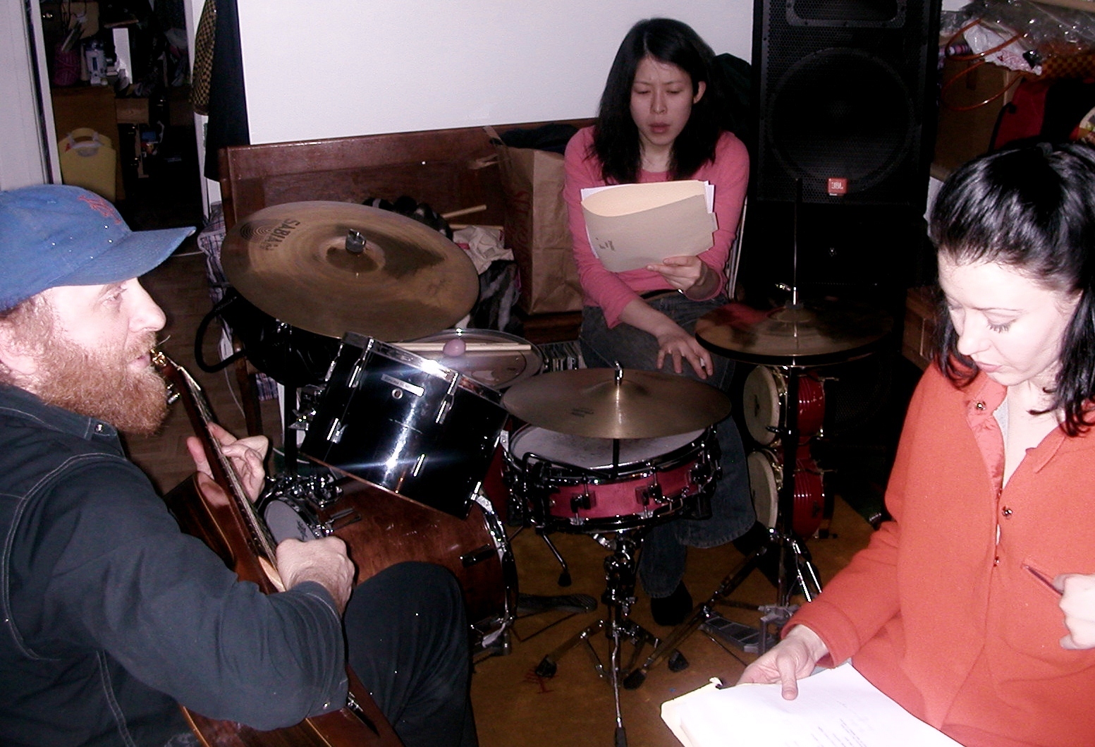 Jamming with Mia (Vox) and Naomi (DRMS)