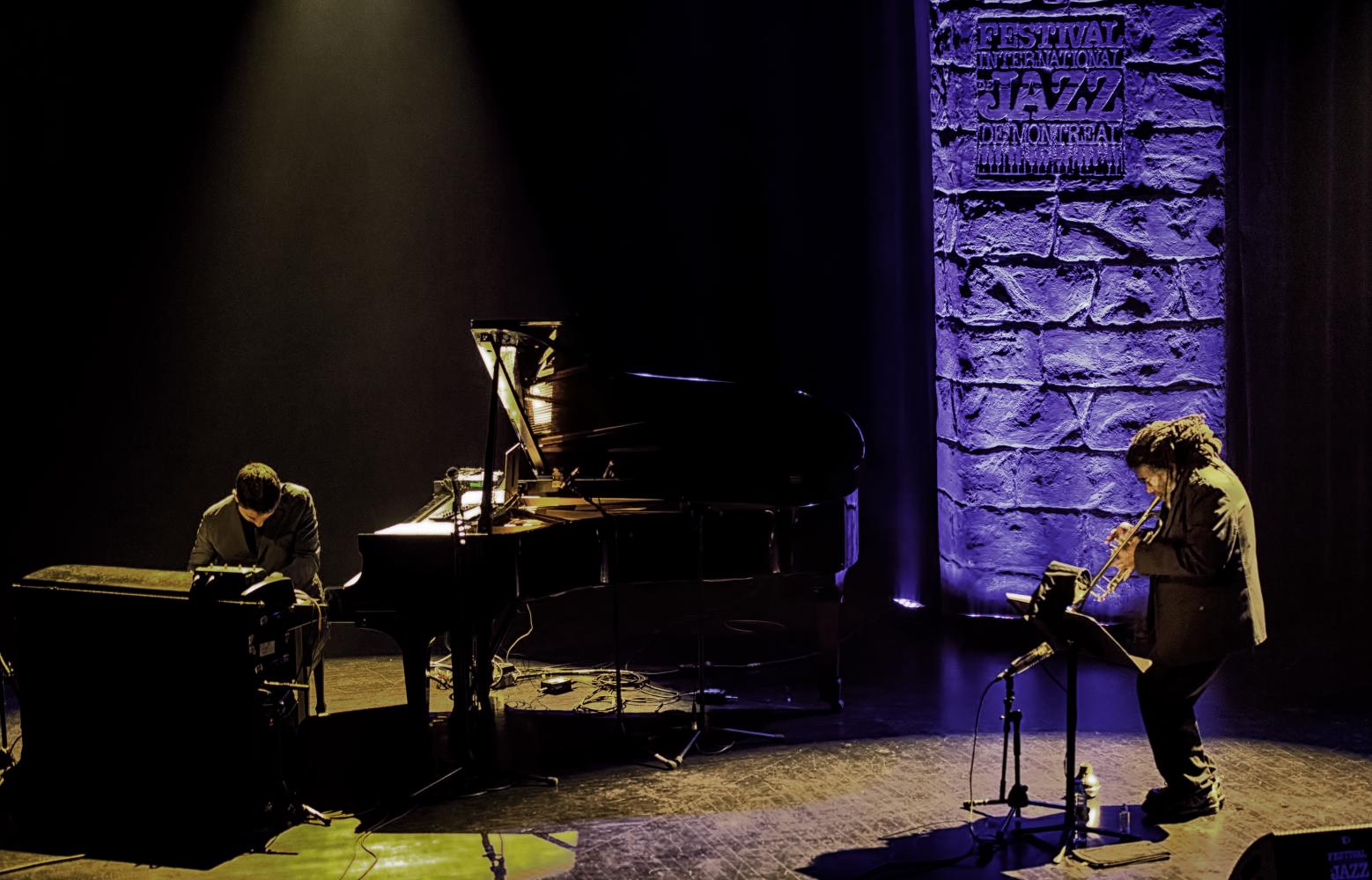 Vijay Iyer and Wadada Leo Smith at the Montreal International Jazz Festival 2016