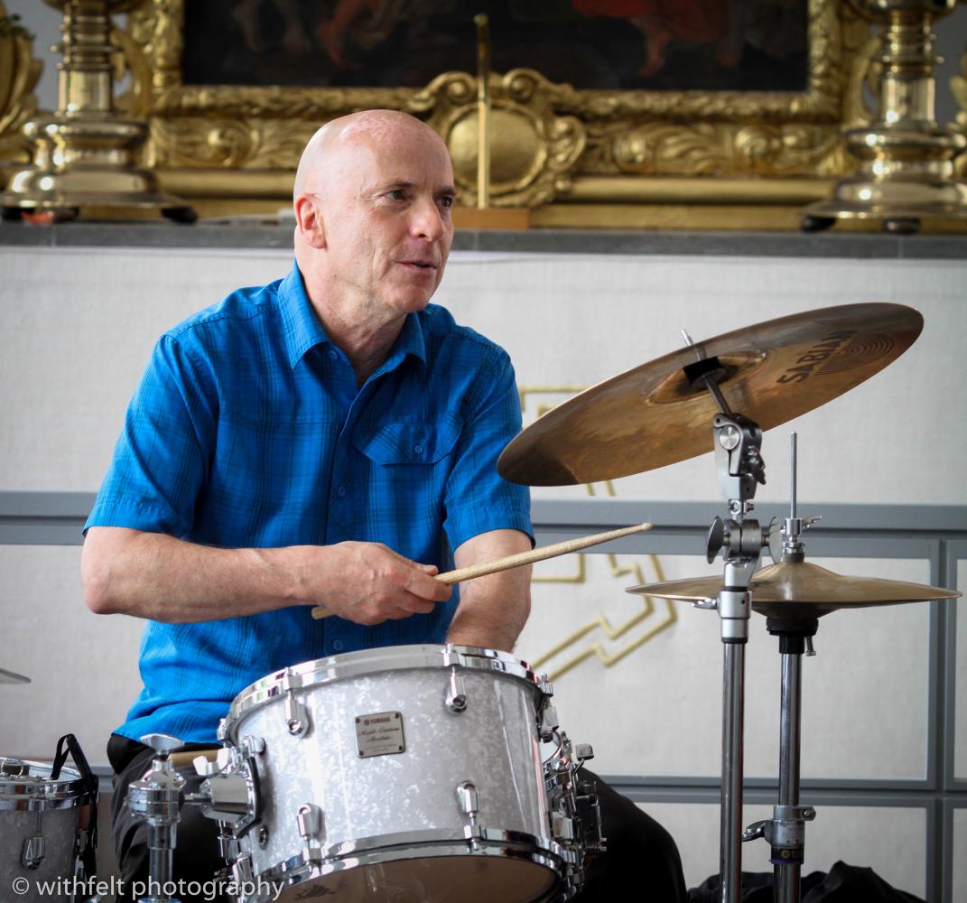 Joey Baron at Copenhagen Jazz Festival 2016 in Kastelskirken. Copenhagen , Denmark.