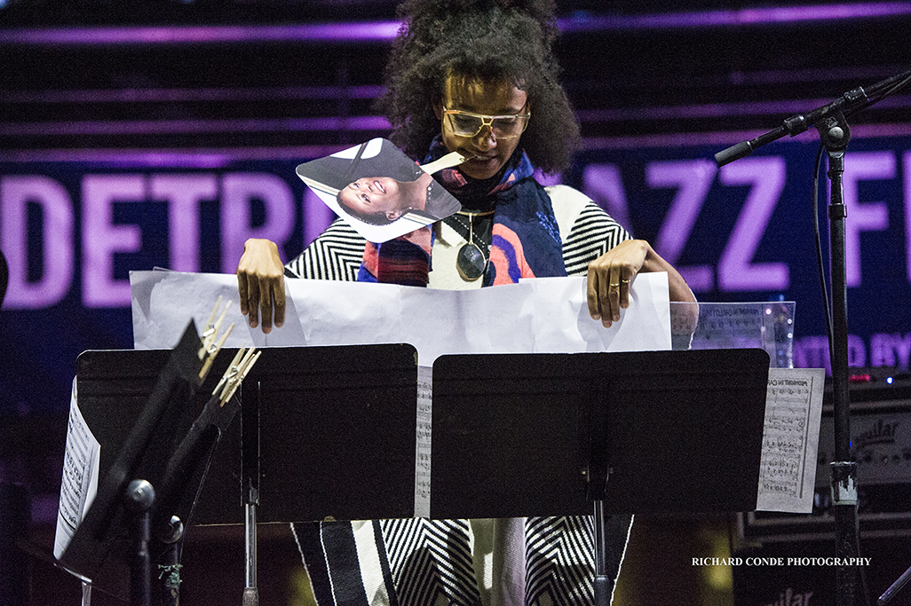 Esperanza Spalding at the 2017 Detroit Jazz Festival