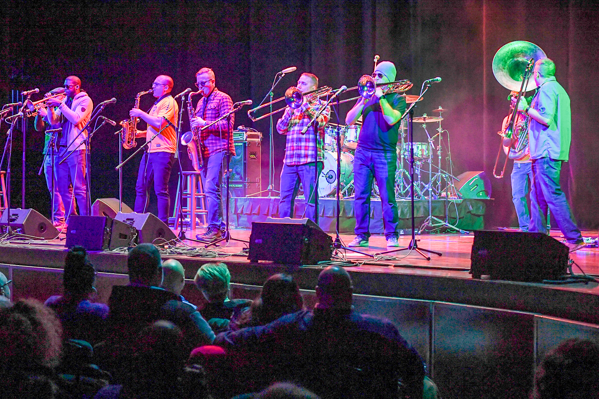 Renegade Brass Band, CNU/Diamonstein Concert Hall, Newport News VA, Paul Greiner