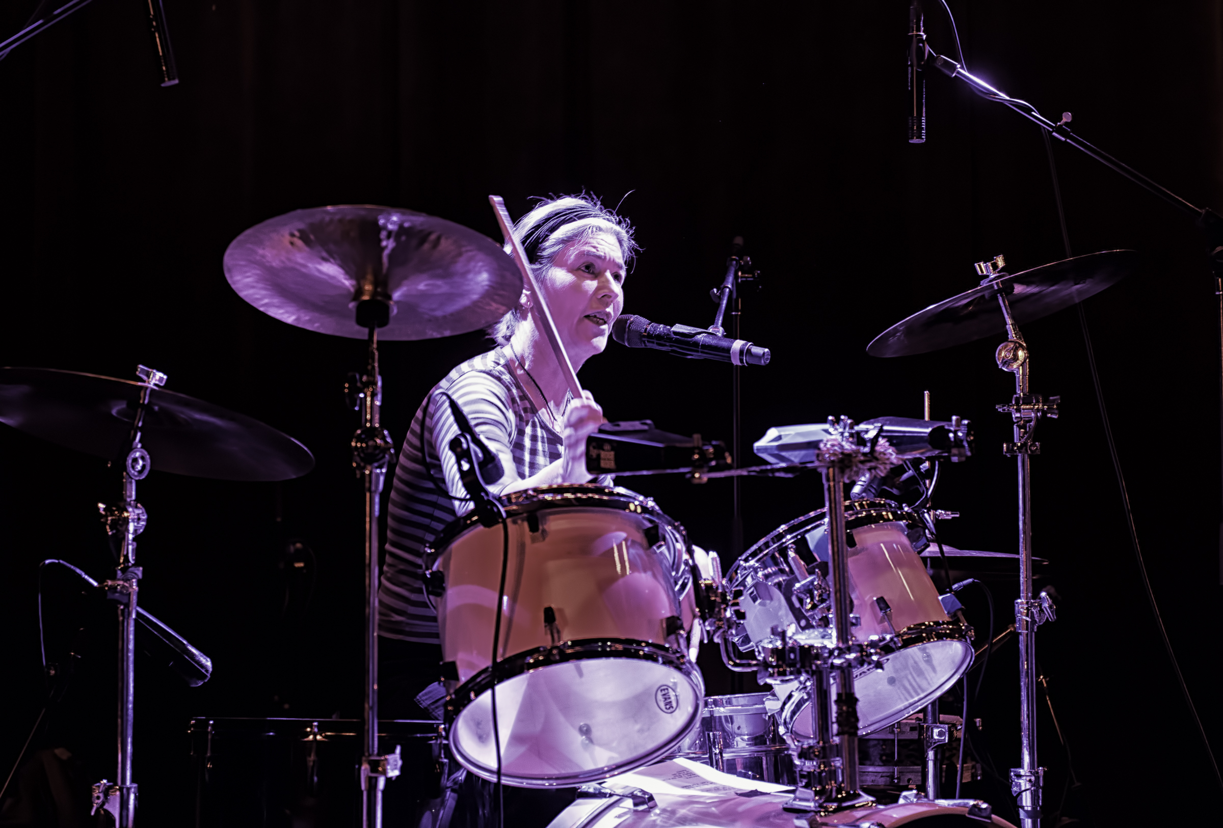 Katherina Bornefeld with The Ex At The NYC Winter Jazzfest 2016