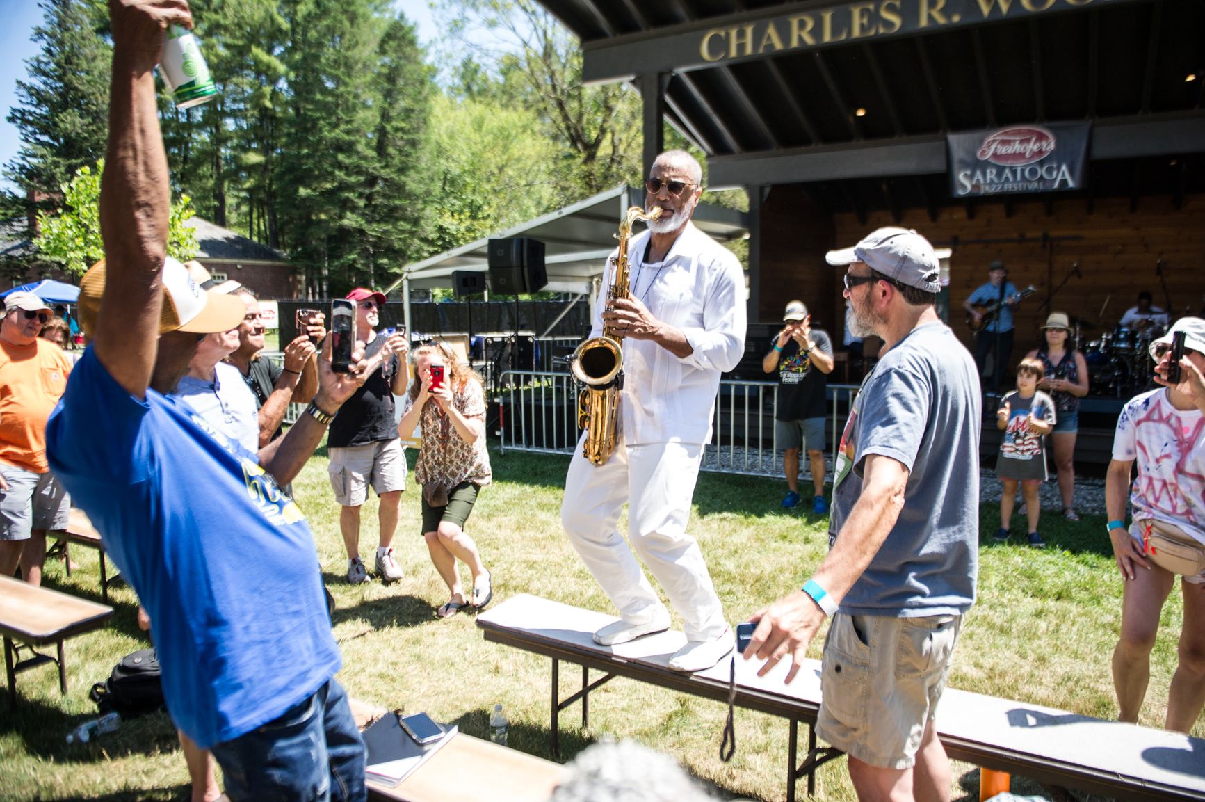 Craig Handy at the 2022 Saratoga Jazz Festival