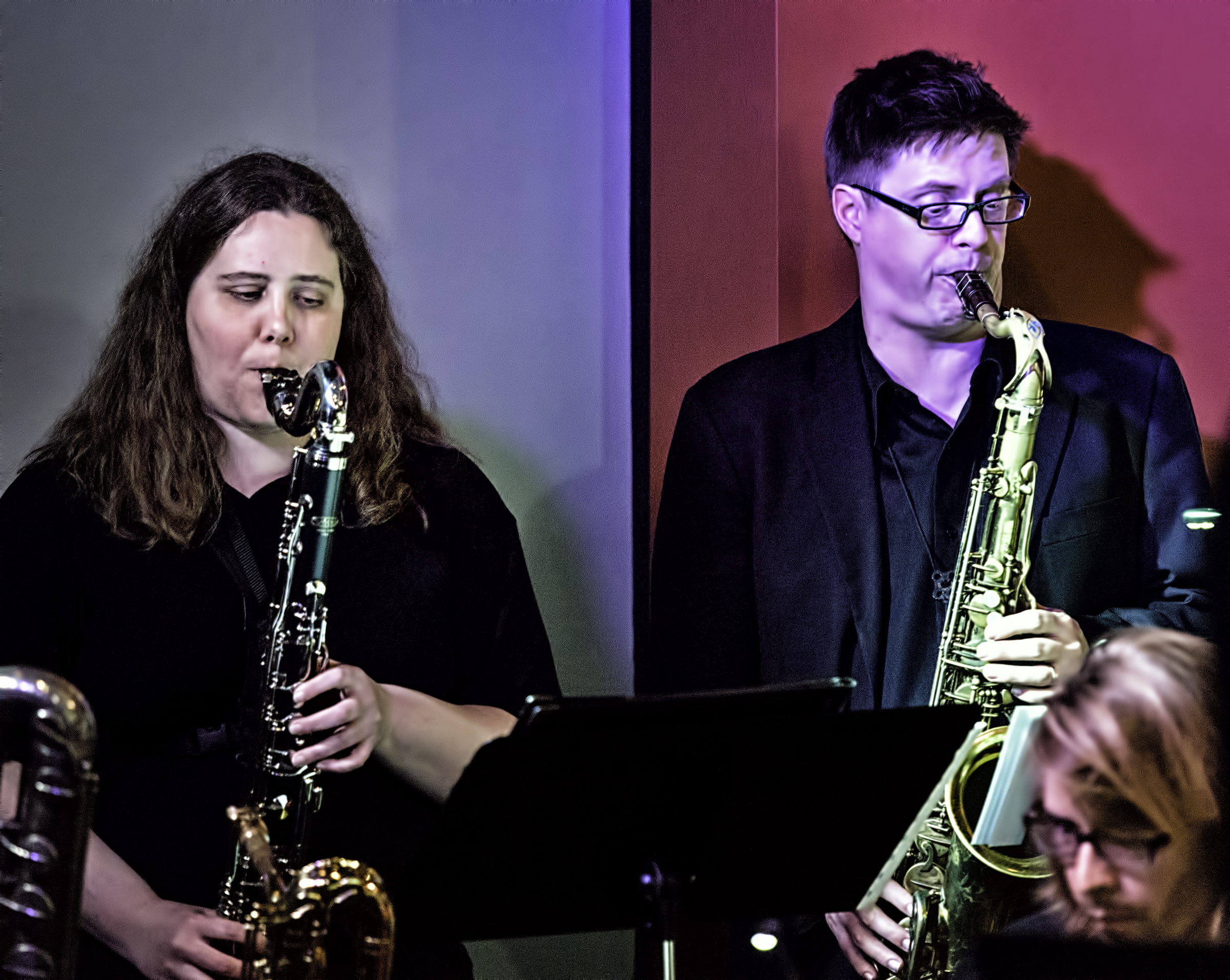 Monica Shriver And Adam Roberts With Eric Rasmussen And Scottsdale Community College Jazz Orchestra Featuring John Hollenbeck At The Nash In Phoenix