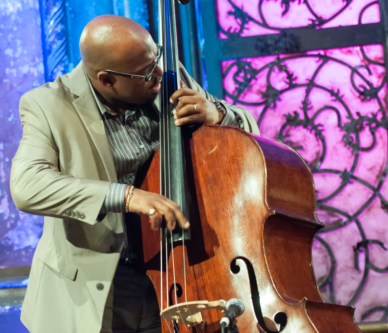 Christian McBride at the Under_line Benefit at Angel Orensanz Foundation