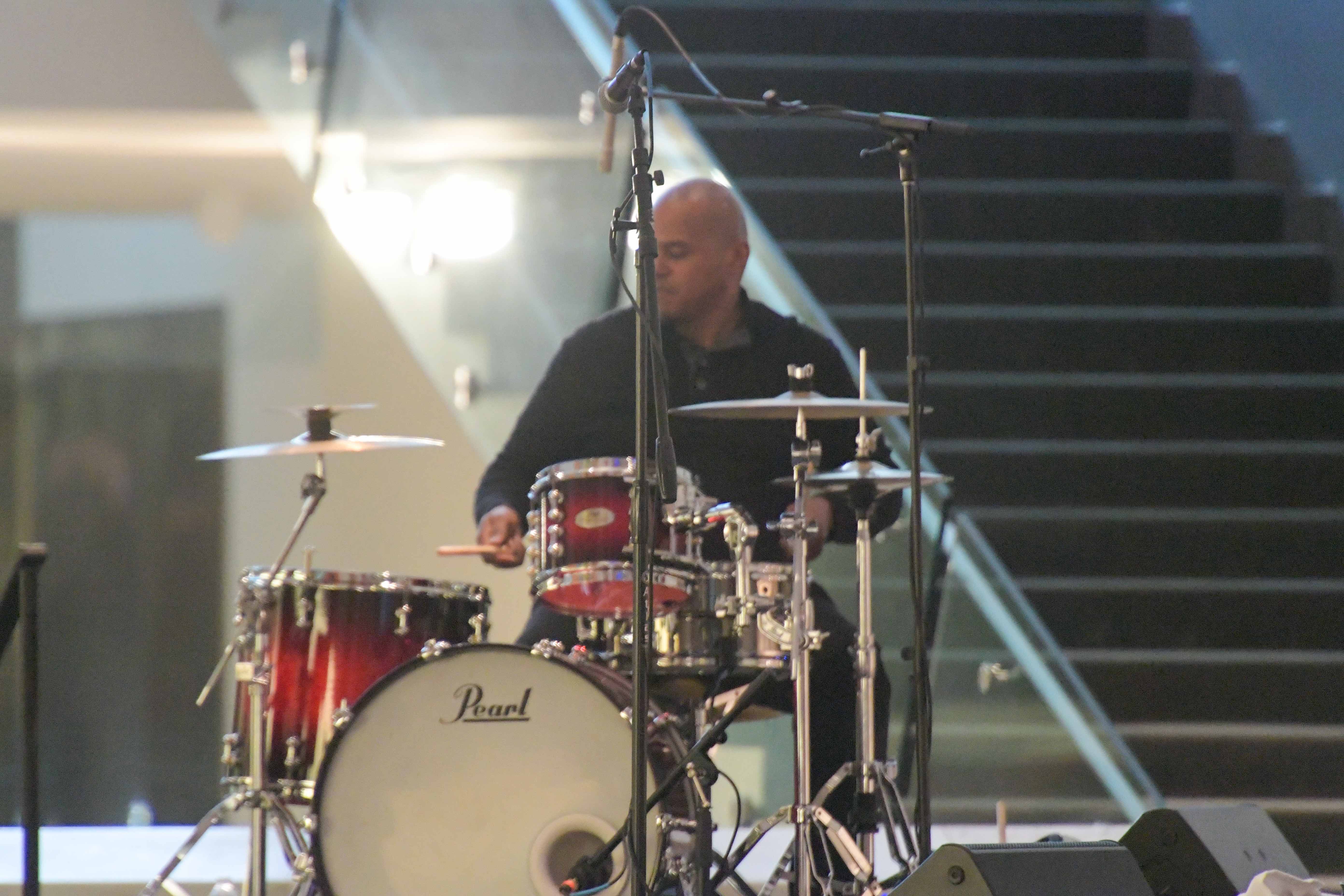 Luther Collins Jr. - drums