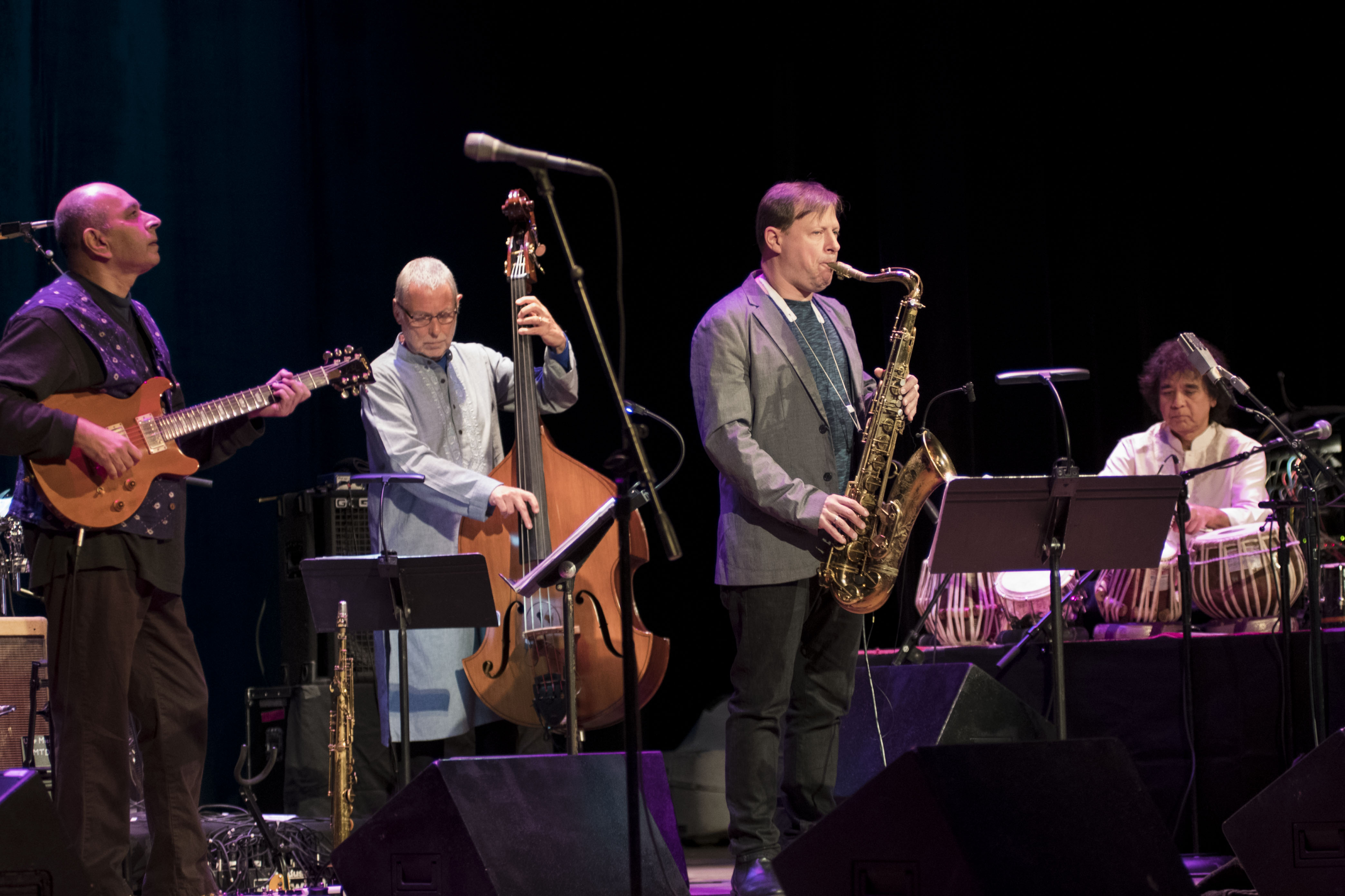 Sanjay Divecha, Dave Holland, Chris Potter, and Zakir Hussain