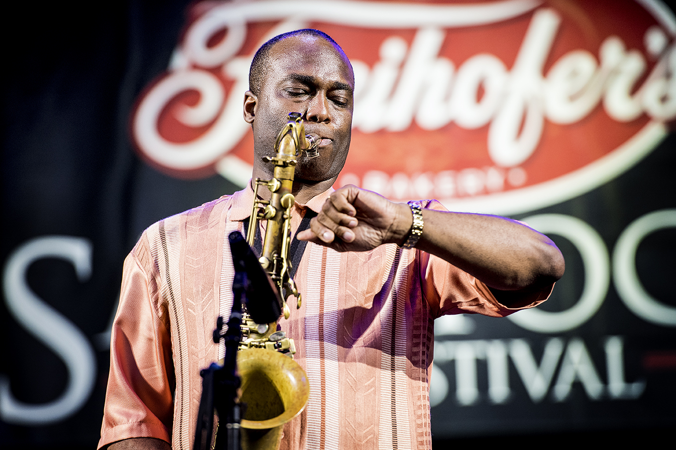 James Carter at the 2019 Saratoga Jazz Festival