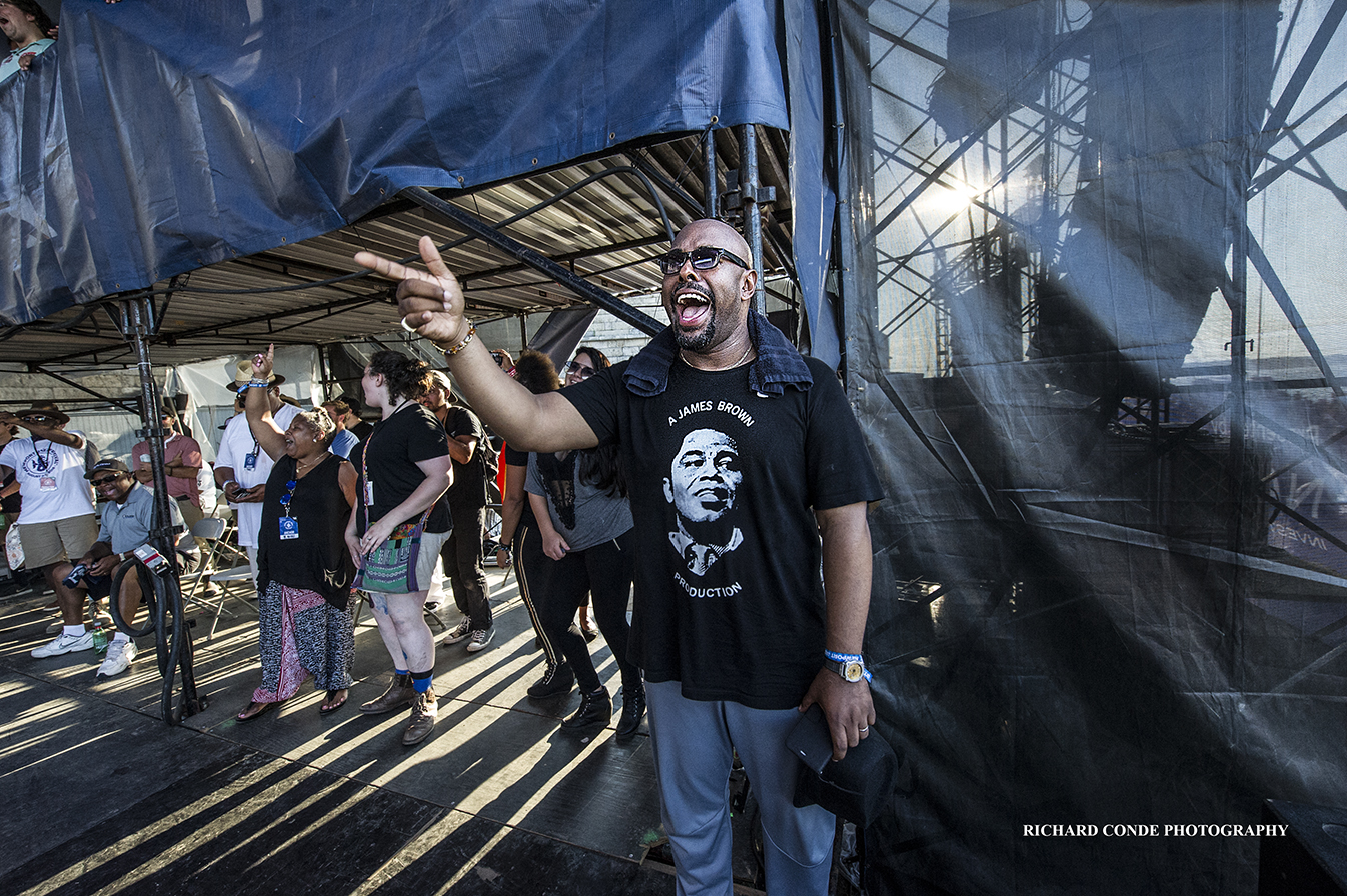 Christian McBride at the 2018 Newport Jazz Festival