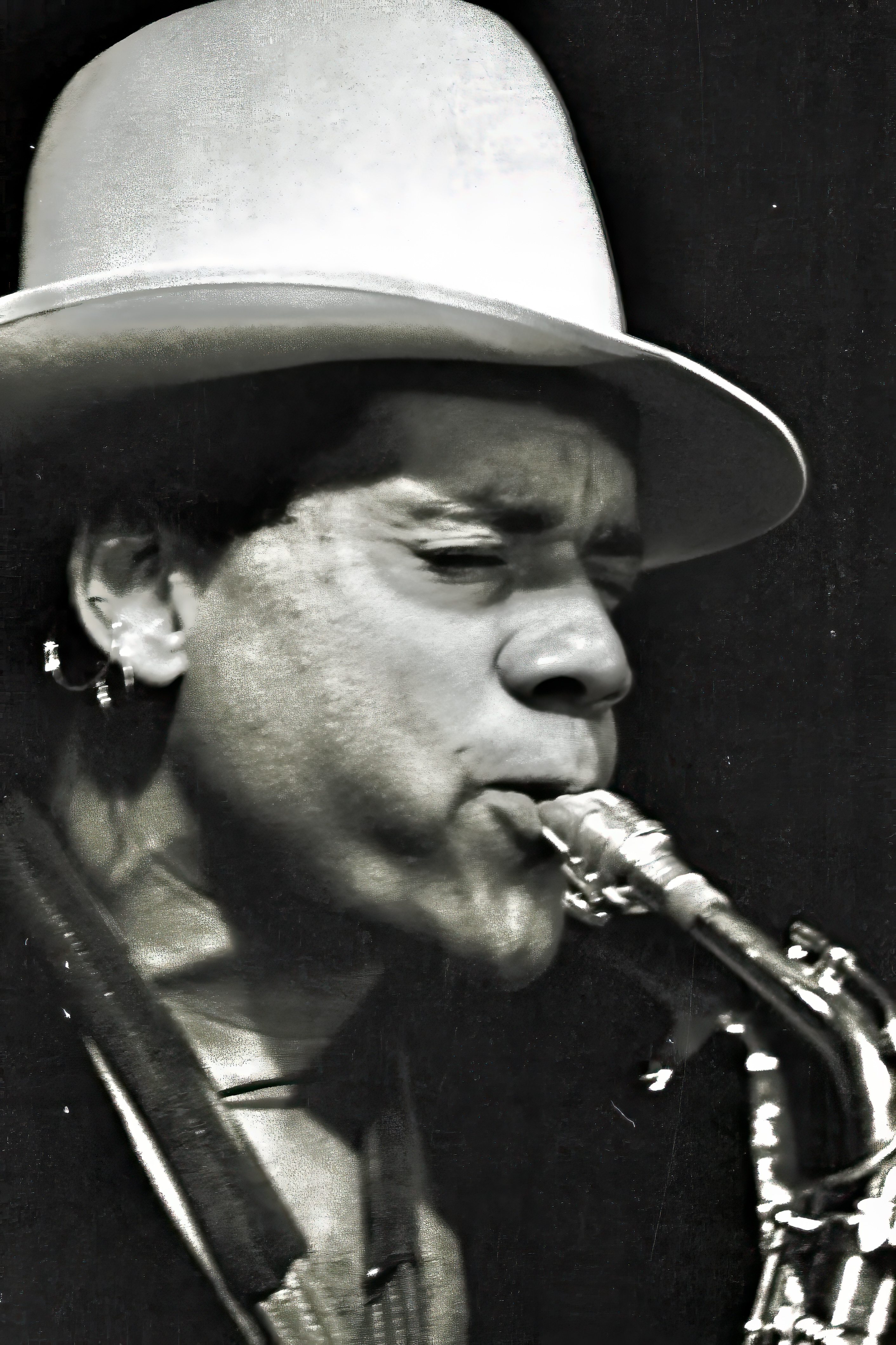 Julius Hemphill perform “Roi Boyé and the Gotham Minstrels,” at the Tin Palace (1977) — jazz photo by Dave Kaufman | All About Jazz