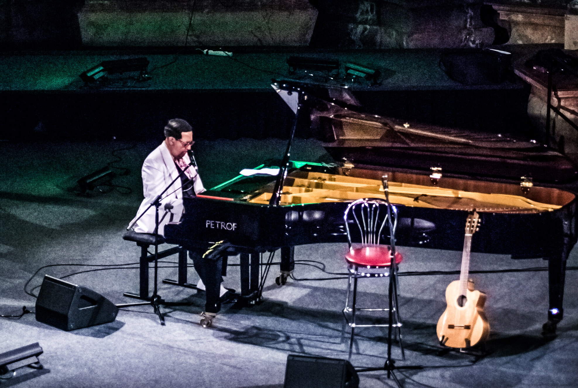 Concert in Lithuania at the piano