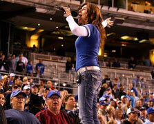 Bauer performs at KC Royals