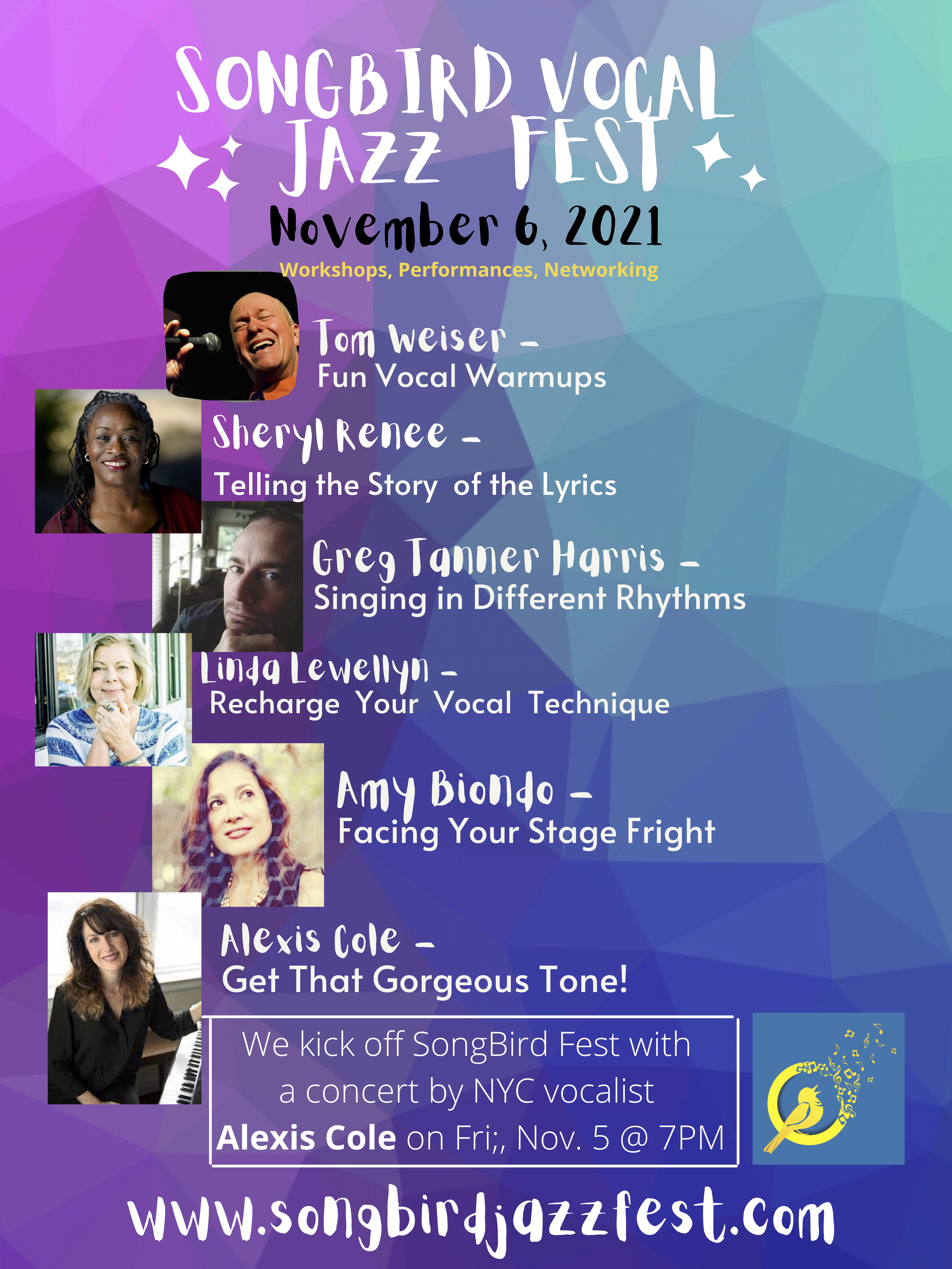 SongBird Vocal Jazz Fest workshops