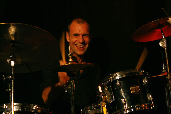 Thierry Hochstatter with "Pascal Alba Group" at les Caves Du Bon Sejour, Versoix, Geneva, Switzerland,2005