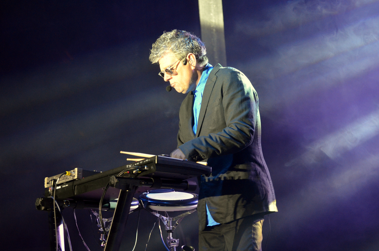 Tom Bailey of the Thompson Twins, Performing at the Retro Futura Tour on 8-23-2014.