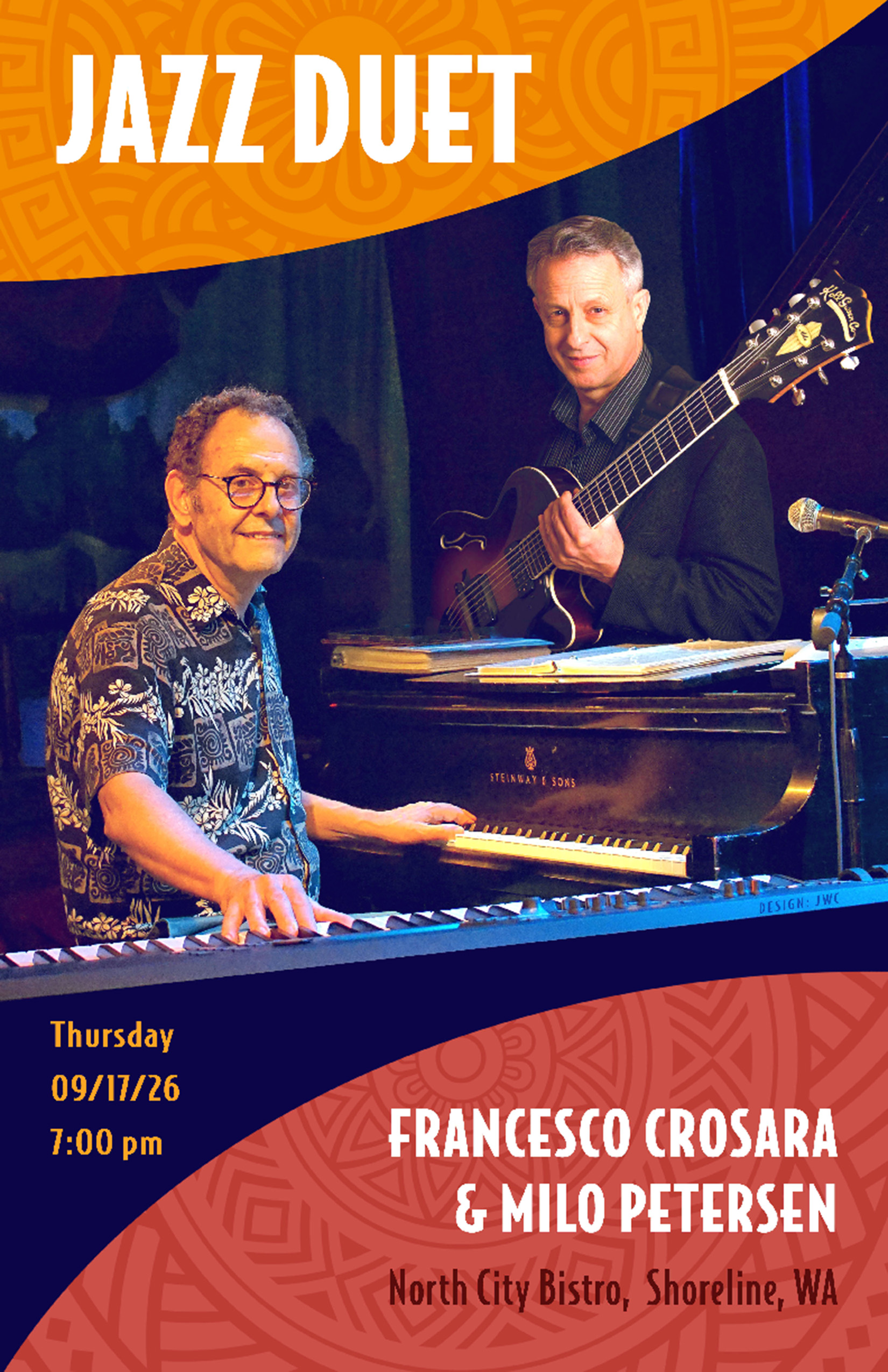 Francesco Crosara & Milo Petersen: Jazz Duets — jazz photo by Francesco Crosara | All About Jazz