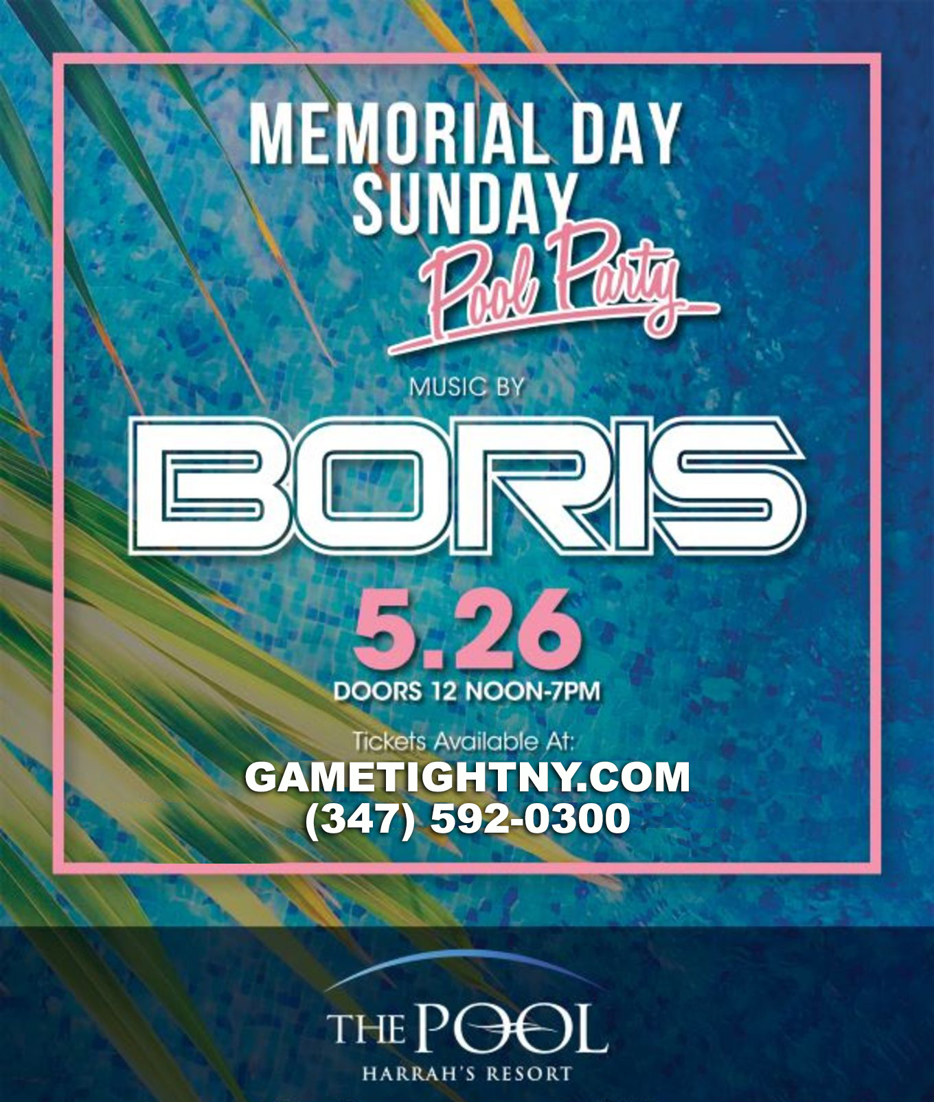  Boris Mdw Sunday Daylife Harrahs Pool Party Atlantic City 2019 