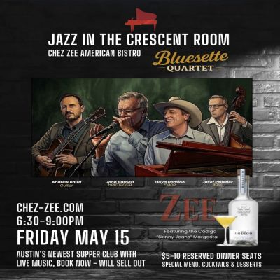 Jazz In The Crescent Room: John Burnett's Bluesette Quartet Returns To Chez Zee With Floyd Domino — jazz photo by Evvnt | All About Jazz
