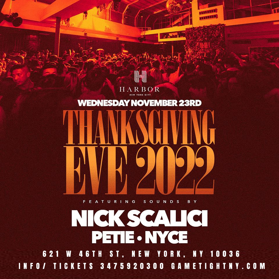 Harbor Nyc Thanksgiving Eve 2022