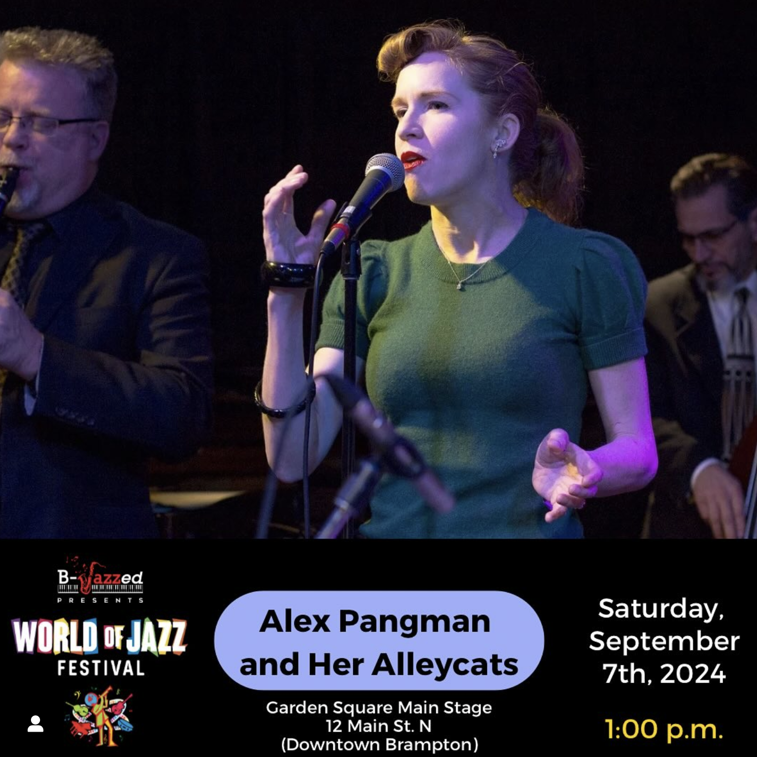 Alex Pangman Alleycats At Brampton World Of Jazz Festival