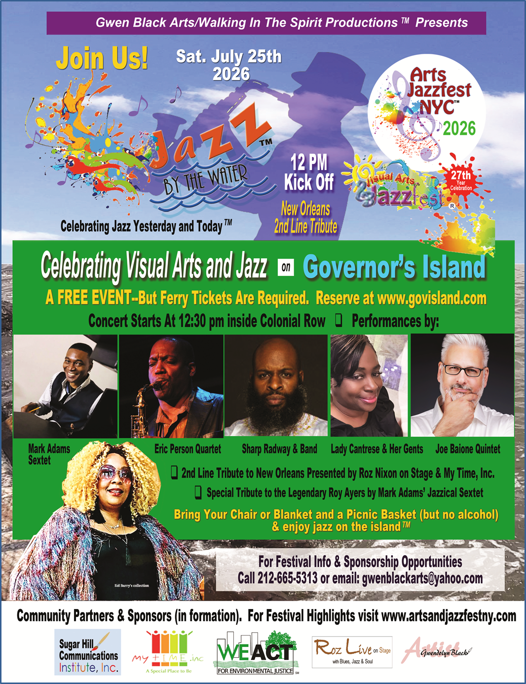 Jazz By The Water On Governor's Island — jazz photo by Gwendolyn Black | All About Jazz