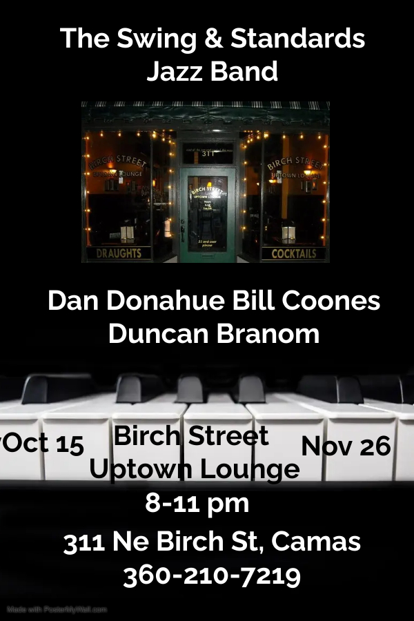 The Swing & Standards Jazz Band Birch St Camas