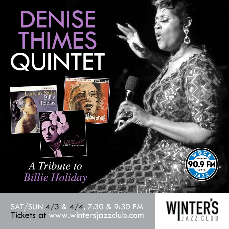Denise Thimes Quintet - Billie Holiday Tribute