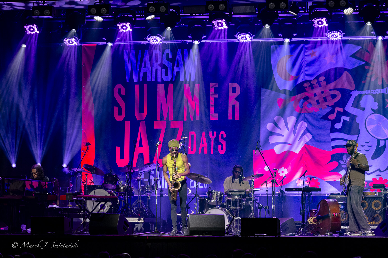 Tomoki Sanders' quartet — jazz photo by Marek J. Śmietański | All About Jazz