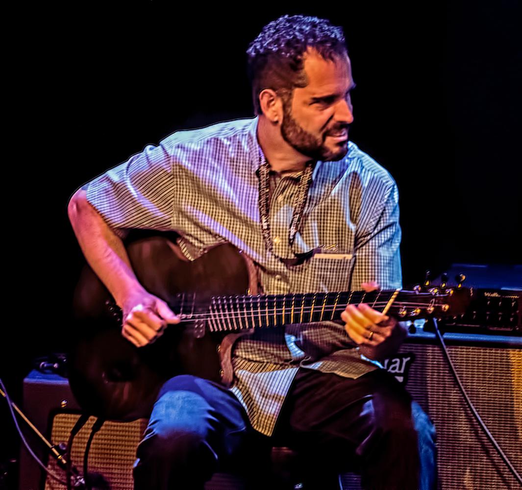 Charlie Hunter with Christian Scott at the Montreal International Jazz Festival 2016