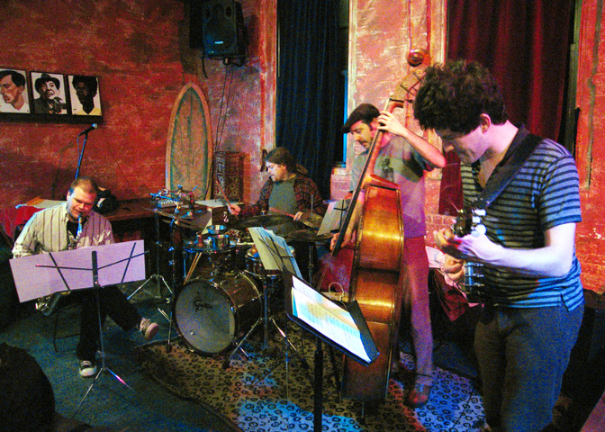 Briggan Krauss Quartet with Andrew Drury, John Hebert and Brandon Seabrook - Tea Lounge 2006