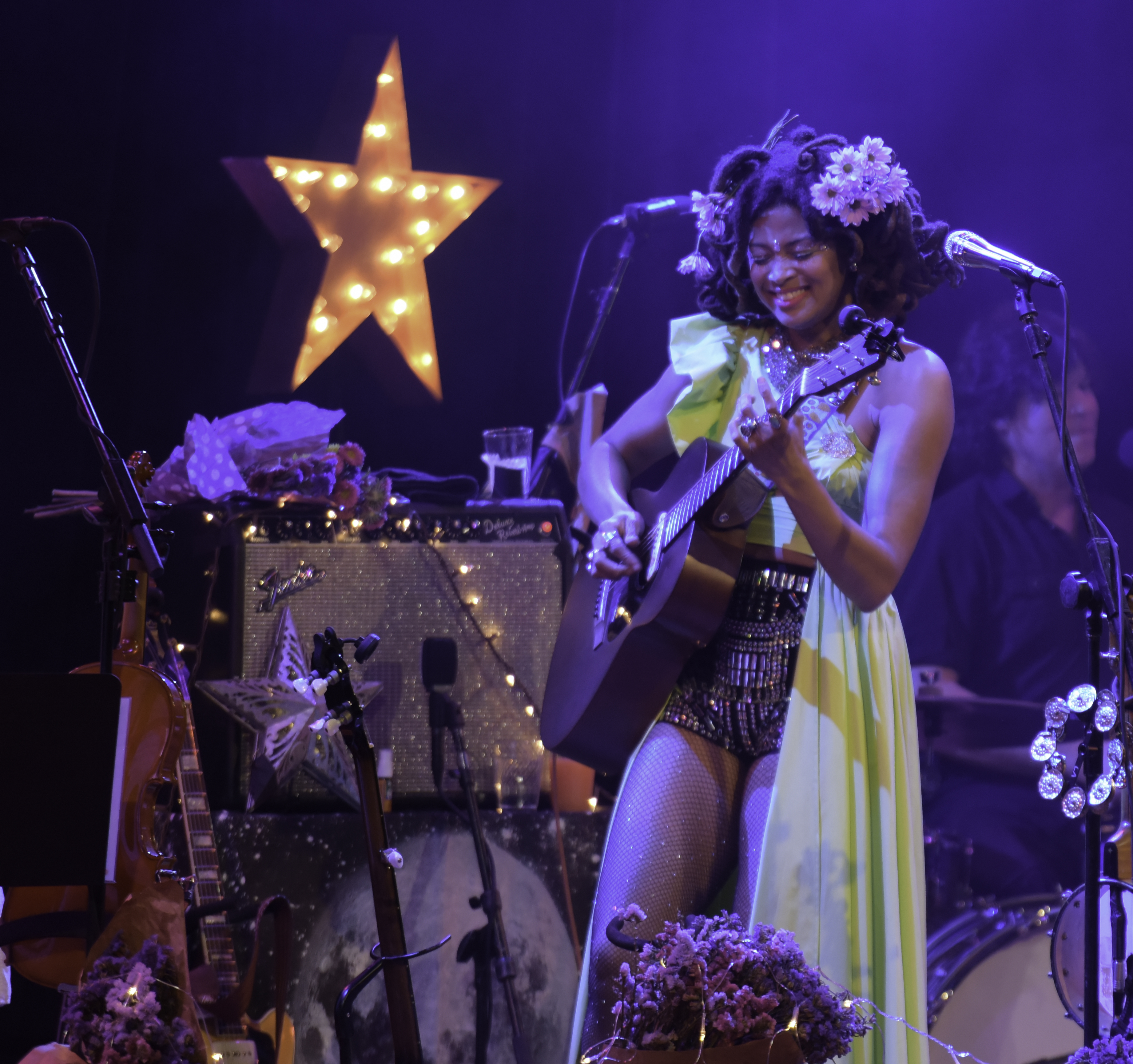 Valerie June and Gregory Wieczorek at NYC Town Hall