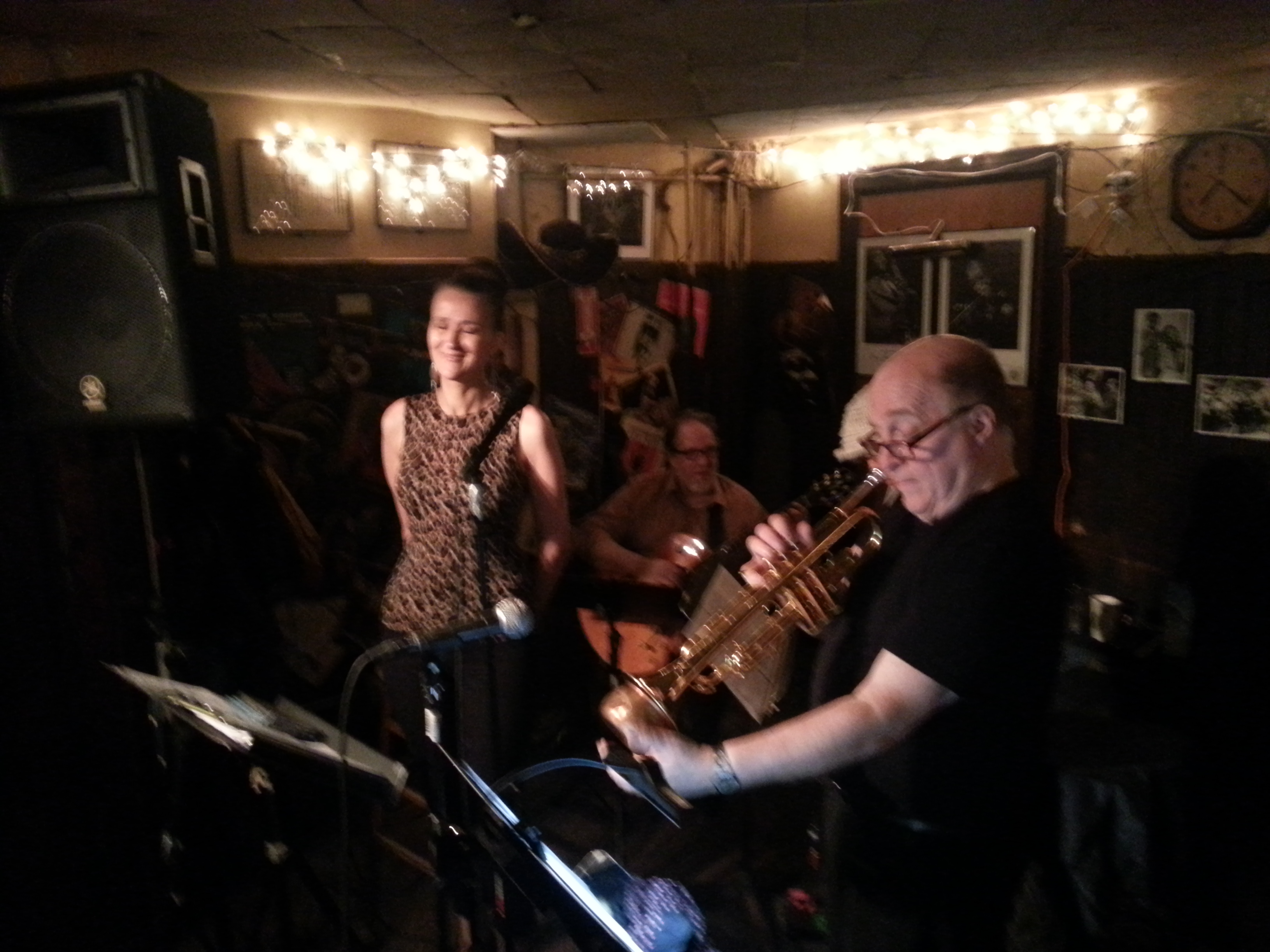 Tessa Souter at 55 Bar with Saul Rubin, Lew Soloff, Dana Leong