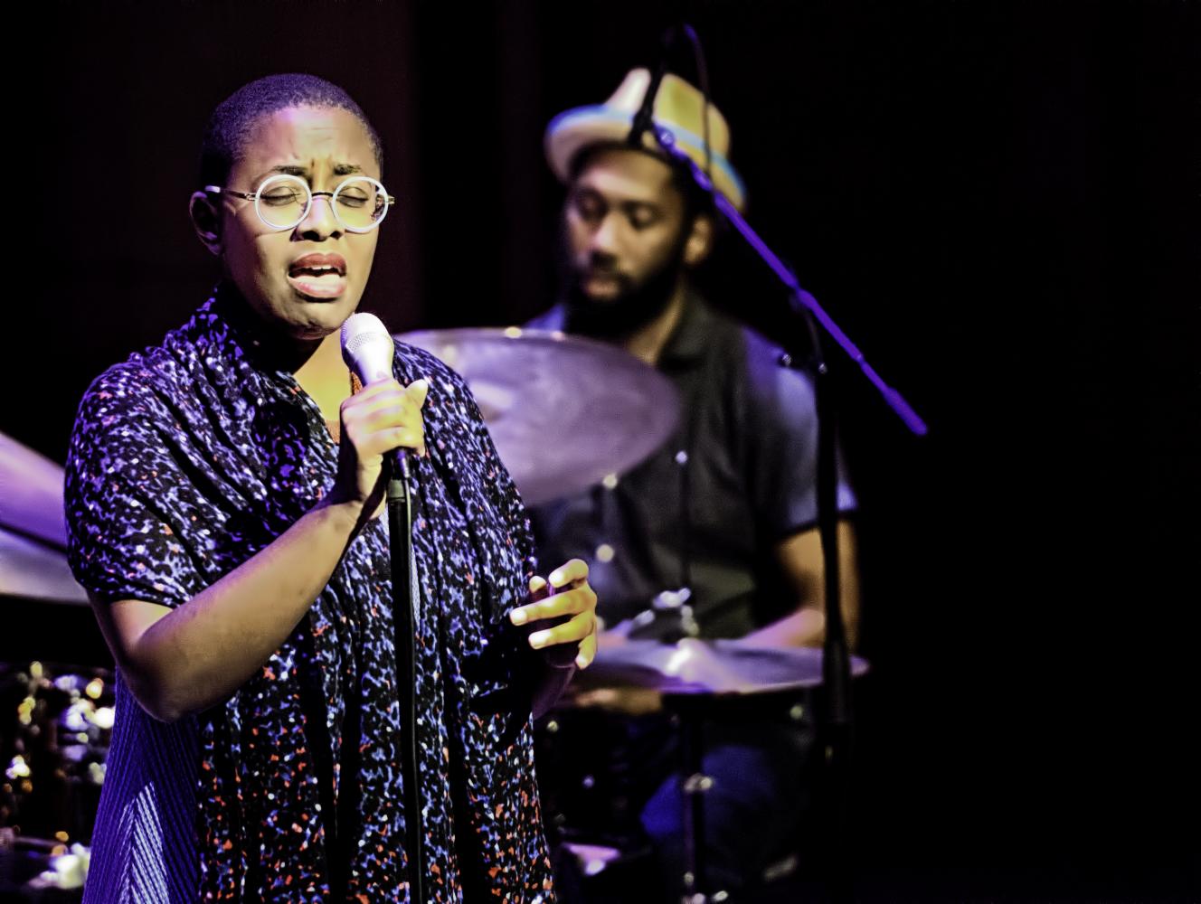 Cecile McLorin Salvant and Lawrence Leathers at the Musical Instrument Museum (MIM) in Phoenix