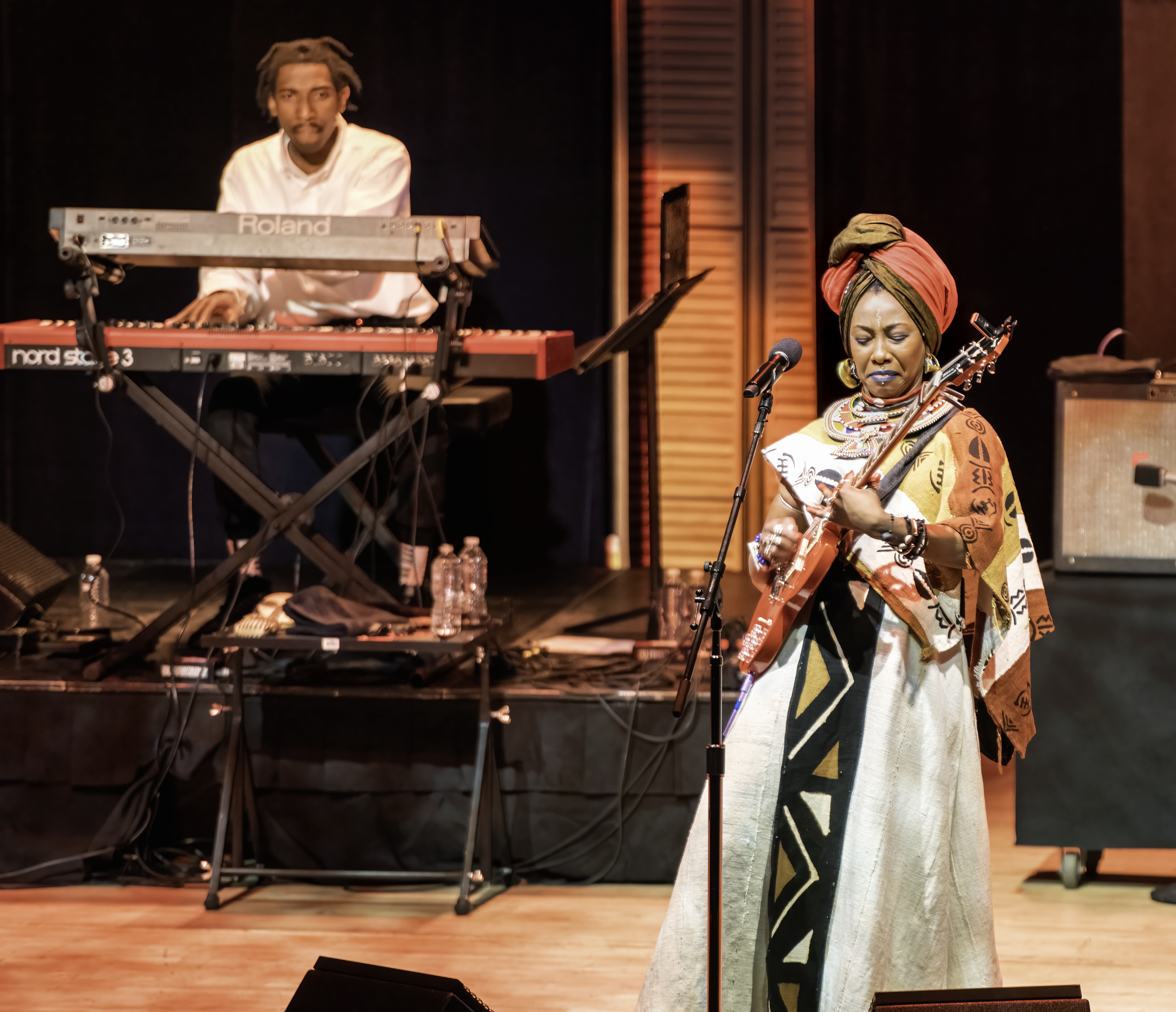 Fatoumata Diawara and Victor Campbell at Carnegie Hall