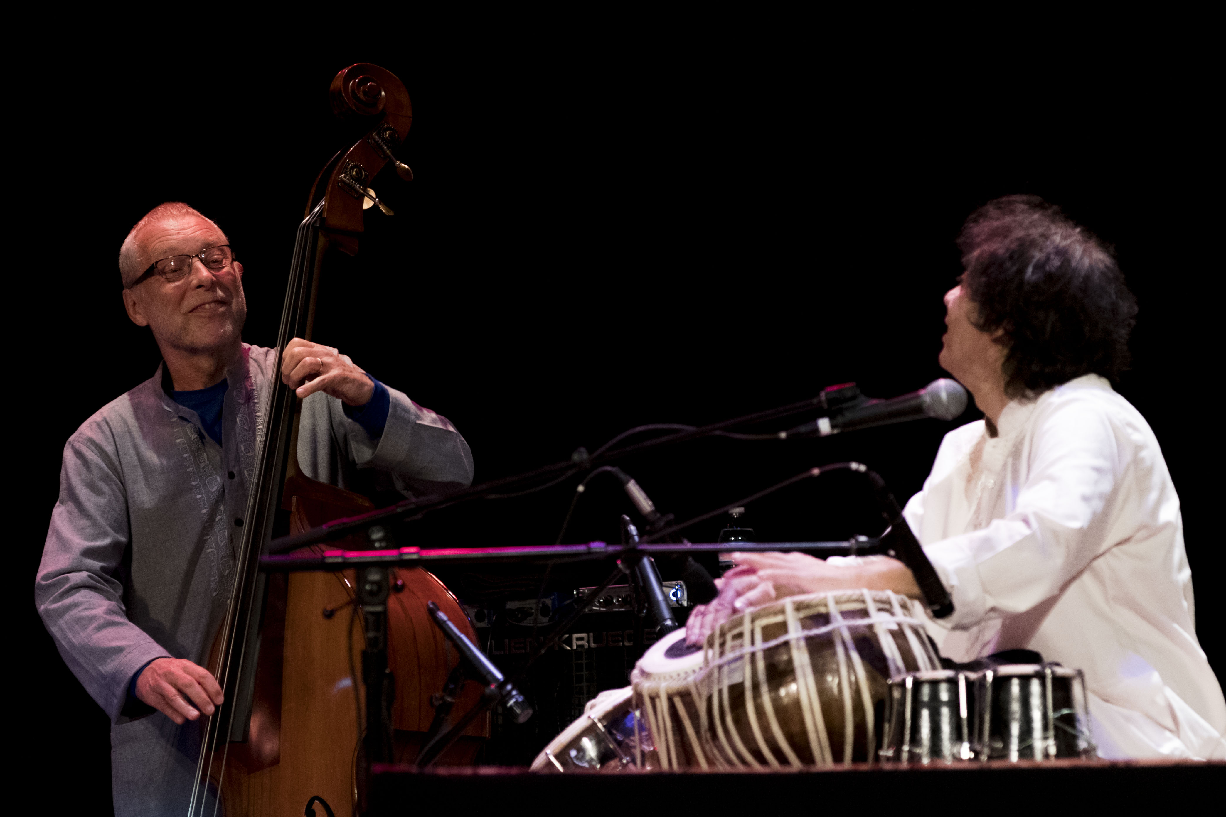 Dave Holland and Zakir Hussain